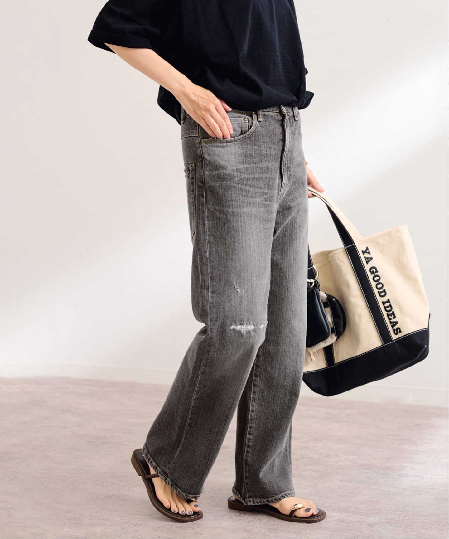 ≪追加・ベストセラー≫デニムストレートパンツ2（デニムパンツ