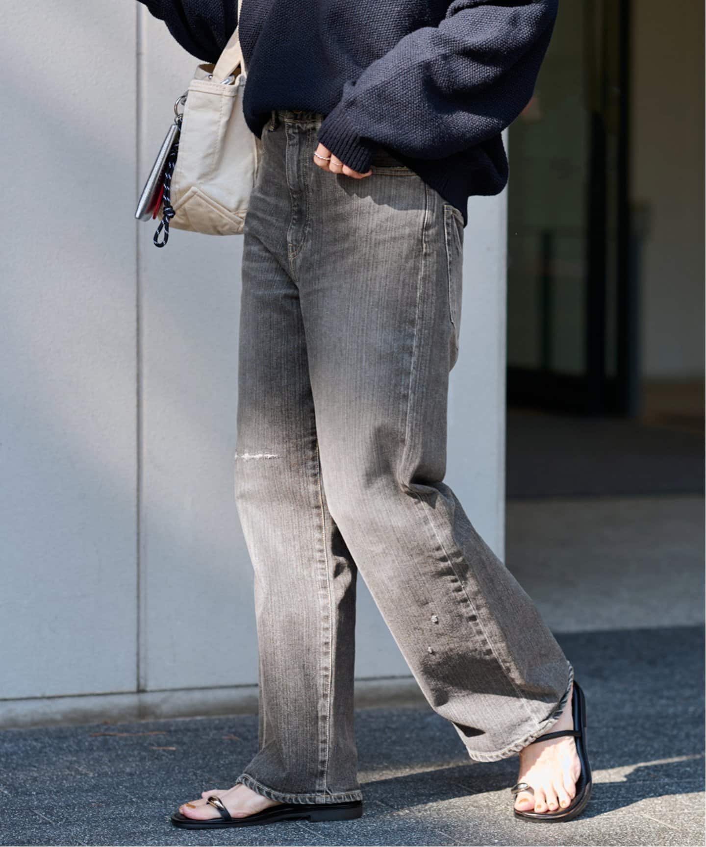 ≪追加・ベストセラー≫デニムストレートパンツ2（デニムパンツ