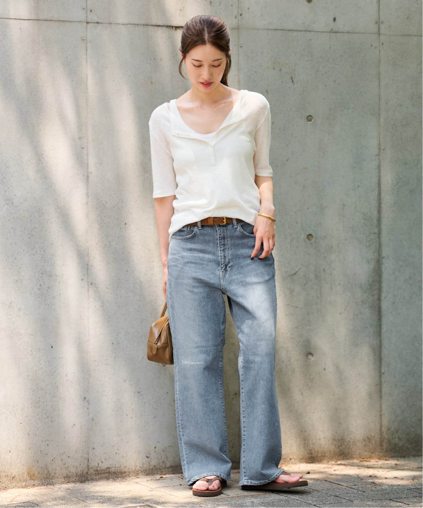 ≪追加・ベストセラー≫デニムストレートパンツ2（デニムパンツ