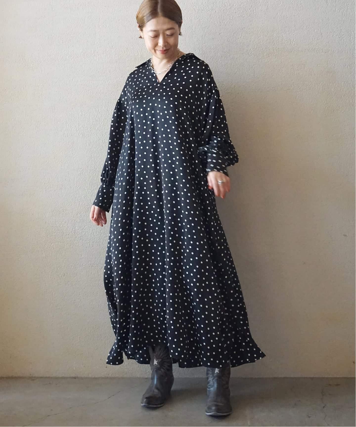 ドット プルオーバーワンピース（ワンピース）｜journal standard luxe