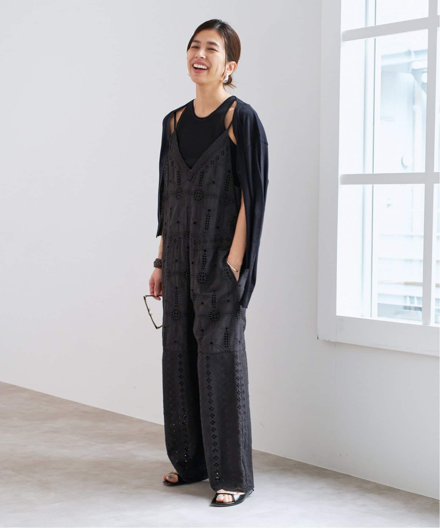 WEB限定/追加4》レースオールインワン（つなぎ／オールインワン