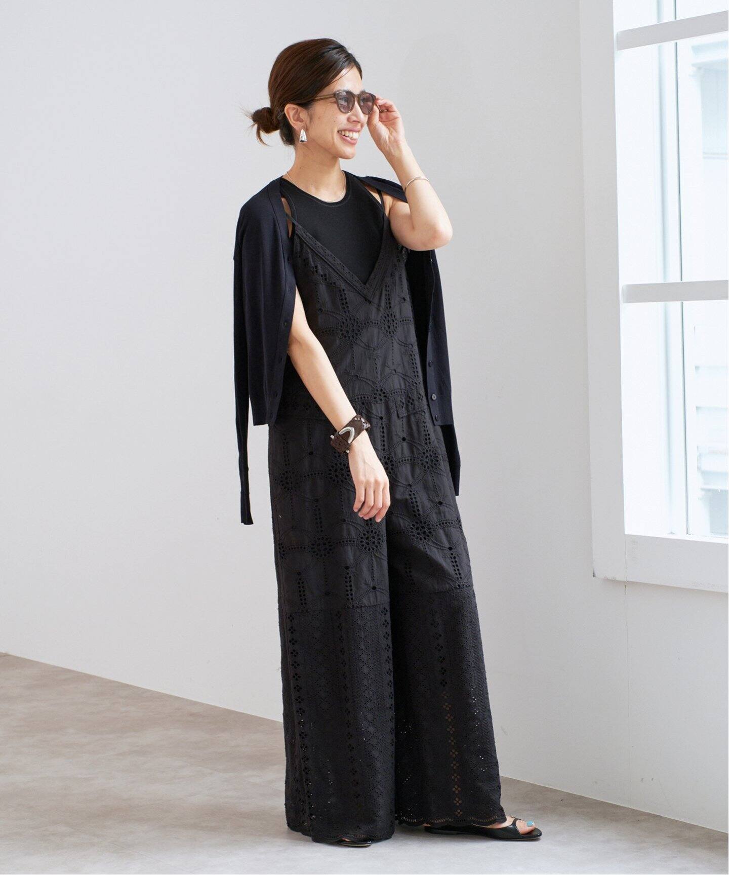 WEB限定/追加4》レースオールインワン（つなぎ／オールインワン