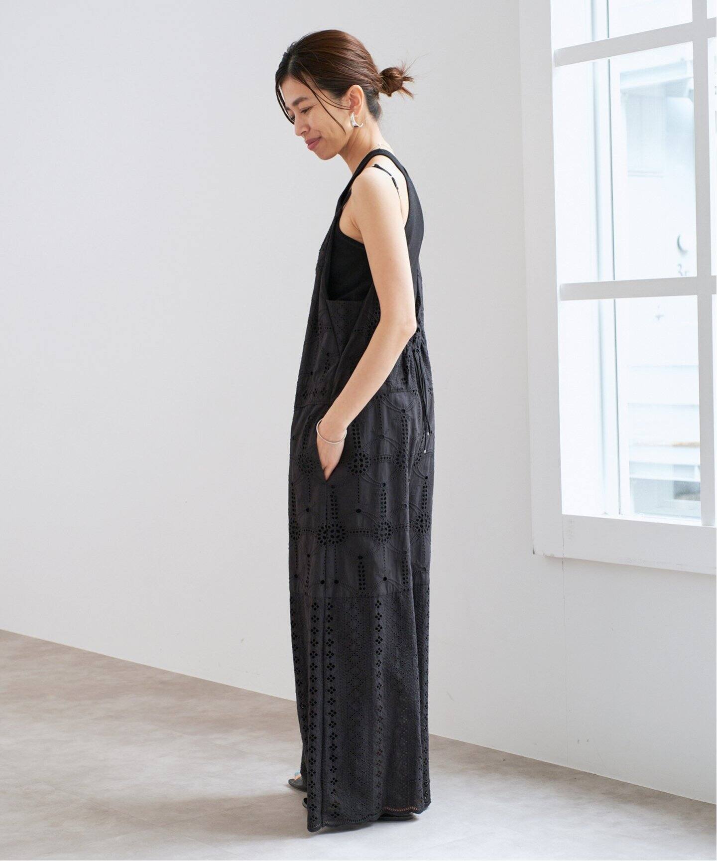 WEB限定/追加5》レースオールインワン（つなぎ／オールインワン