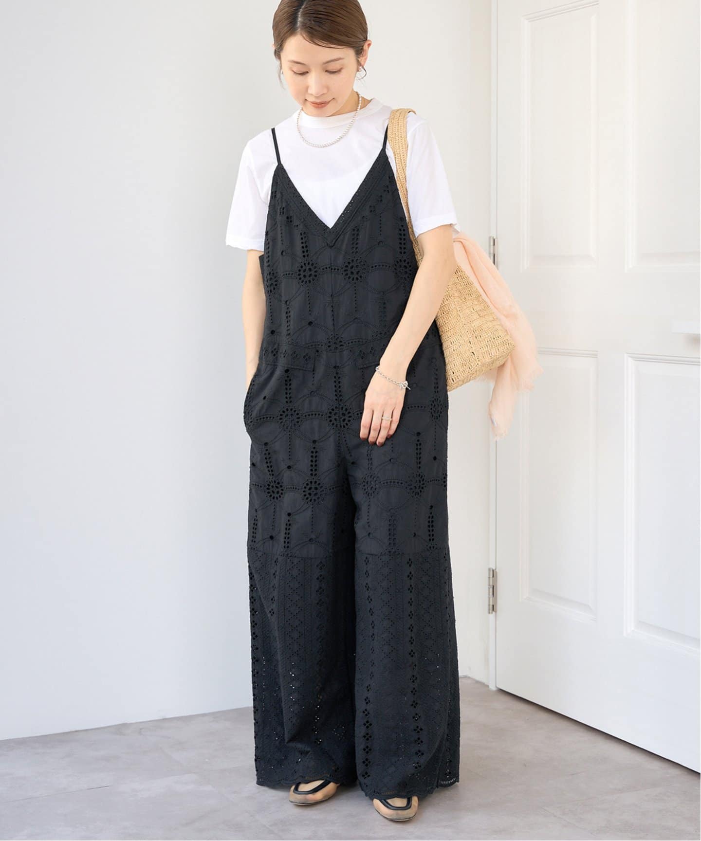 WEB限定/追加6》レースオールインワン（つなぎ／オールインワン