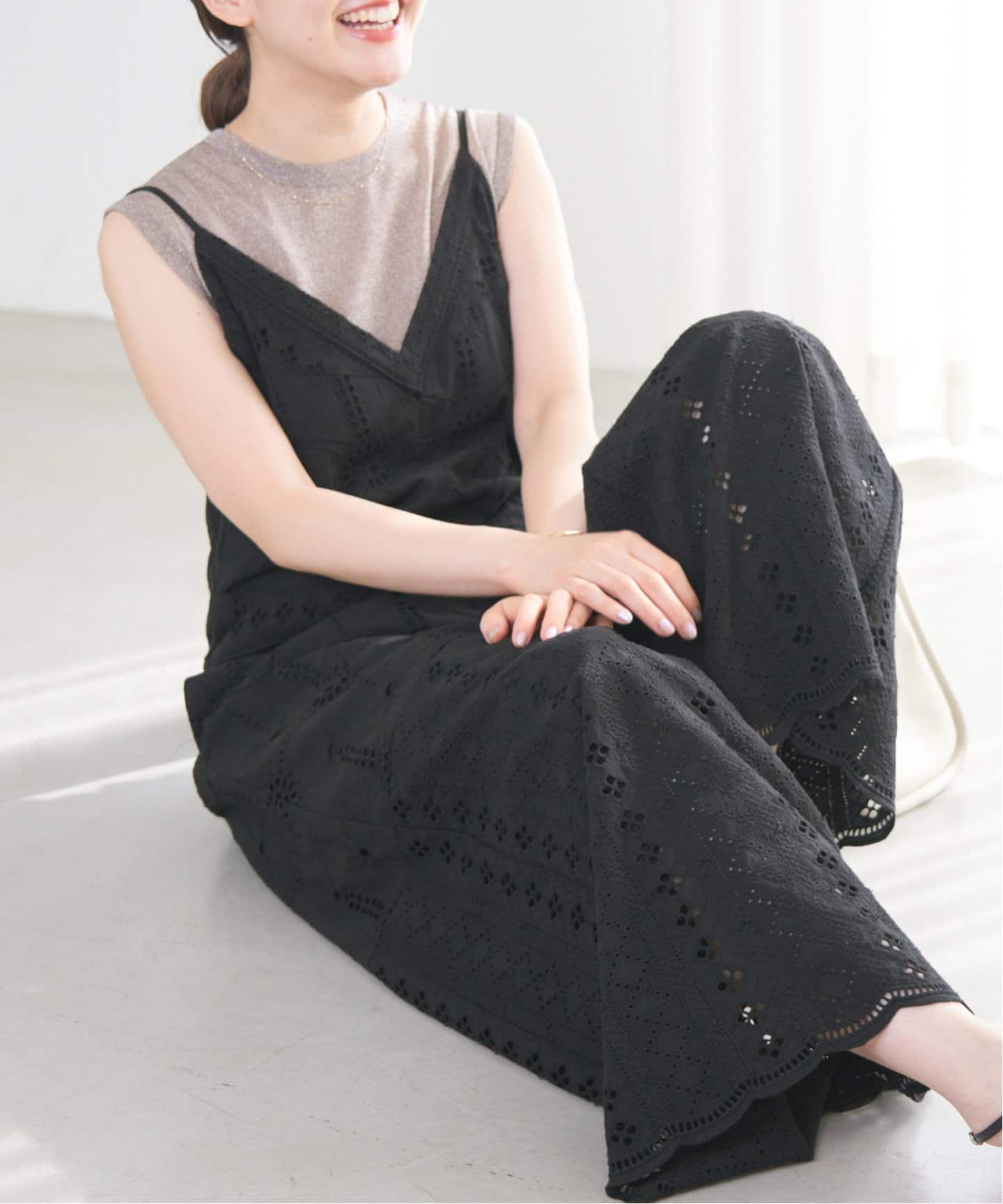 WEB限定/追加6》レースオールインワン（つなぎ／オールインワン