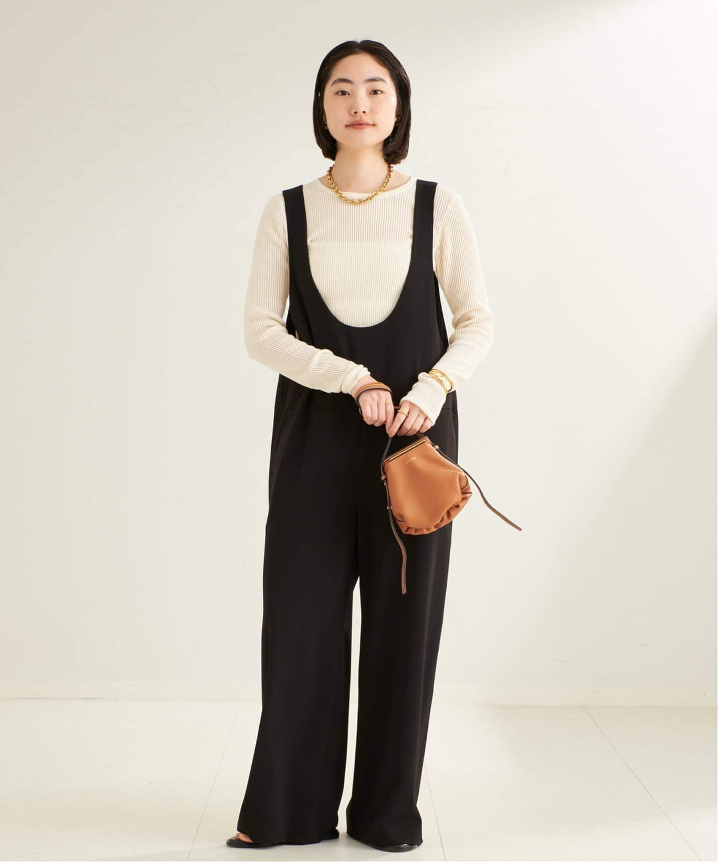 U-Neck オーバーオール（サロペット／オーバーオール）｜Plage