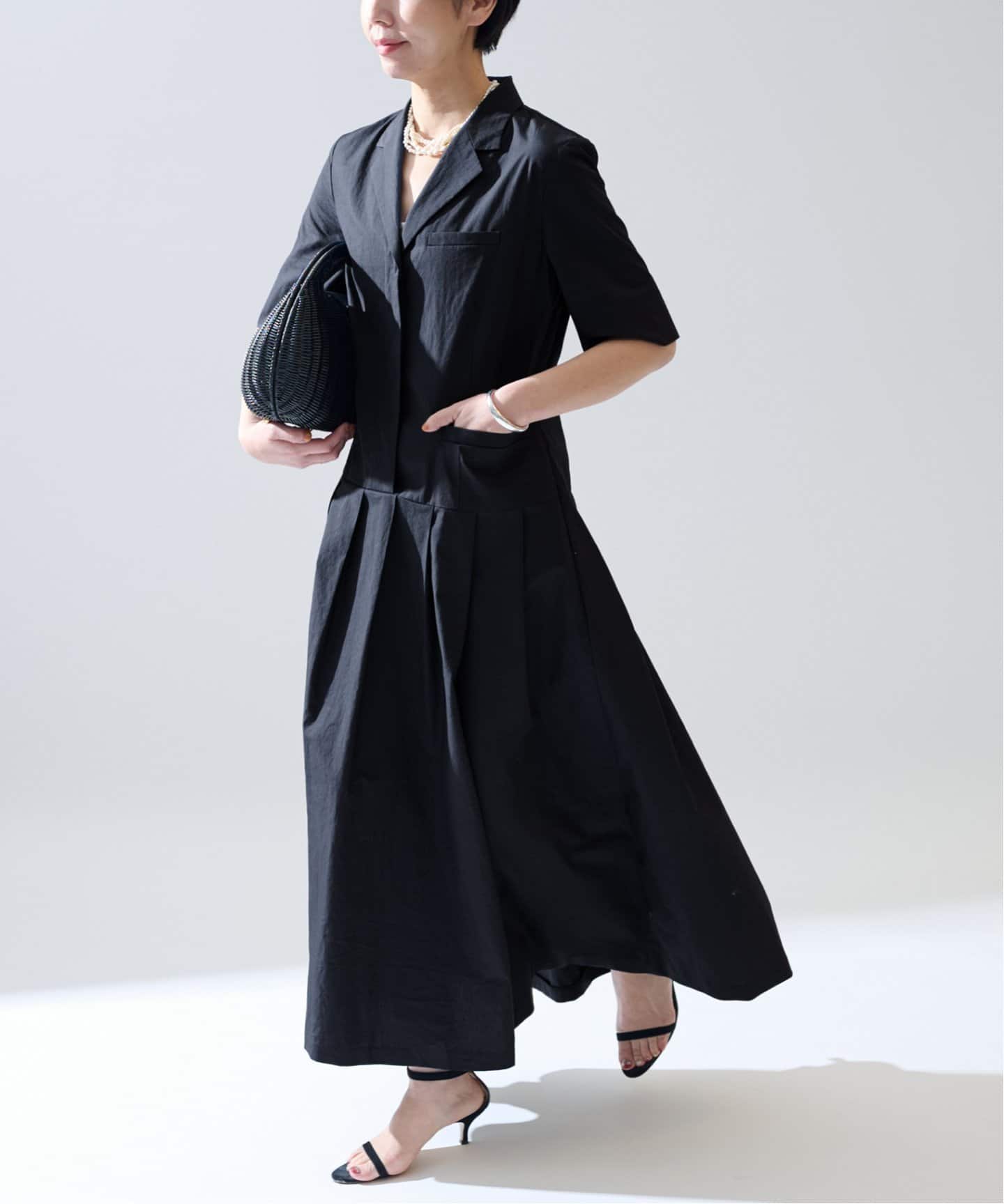 コットンリネンタイプライターワンピース（ワンピース）｜VERMEIL par