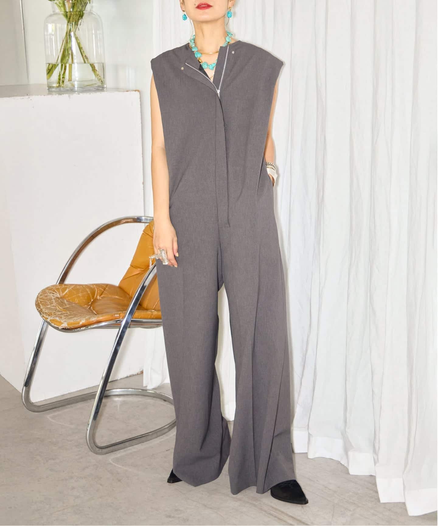 ZIP ジャンプスーツ（つなぎ／オールインワン）｜CITYSHOP（シティ