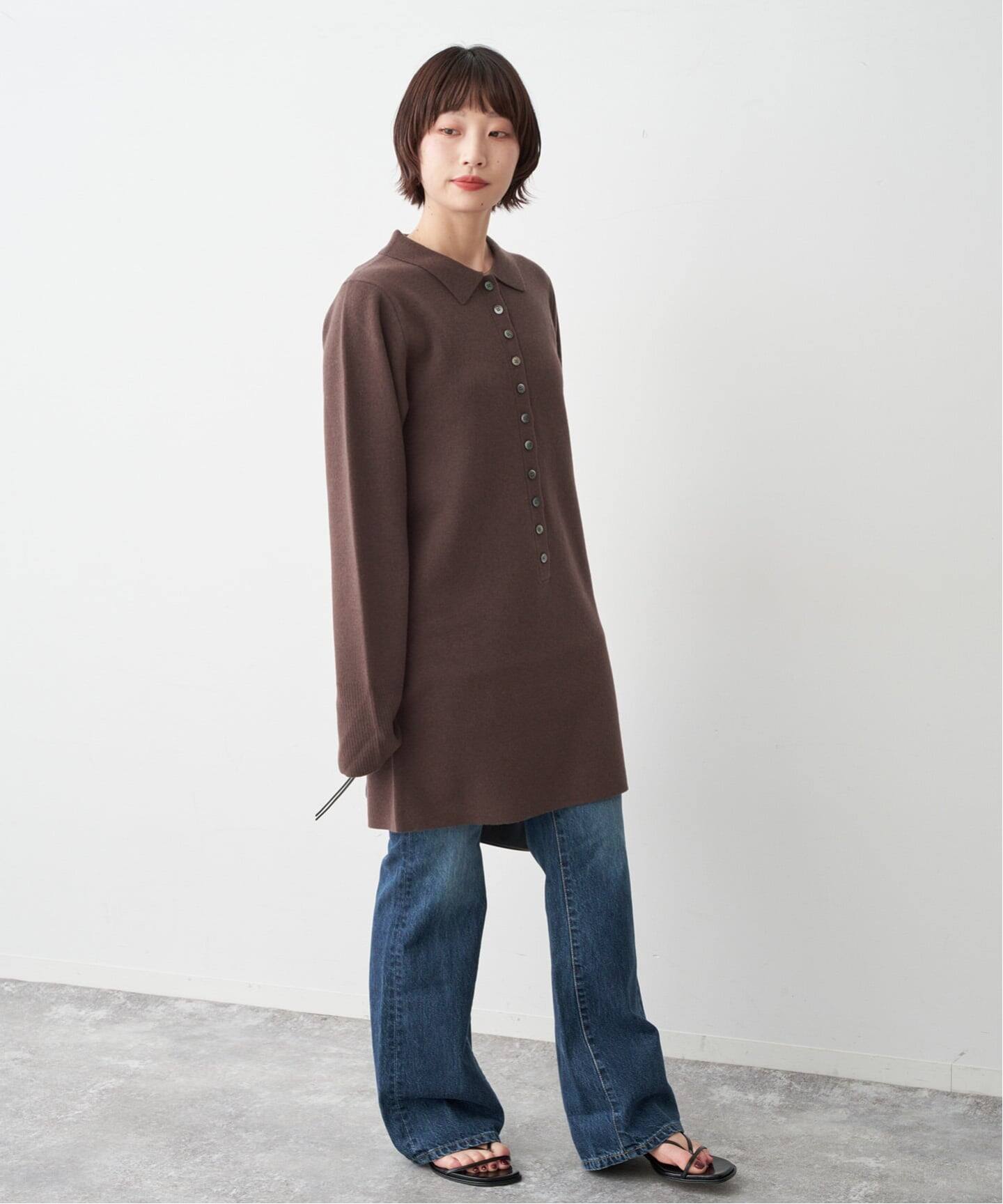 ポロシャツチュニックニットワンピ（ワンピース）｜Spick and Span