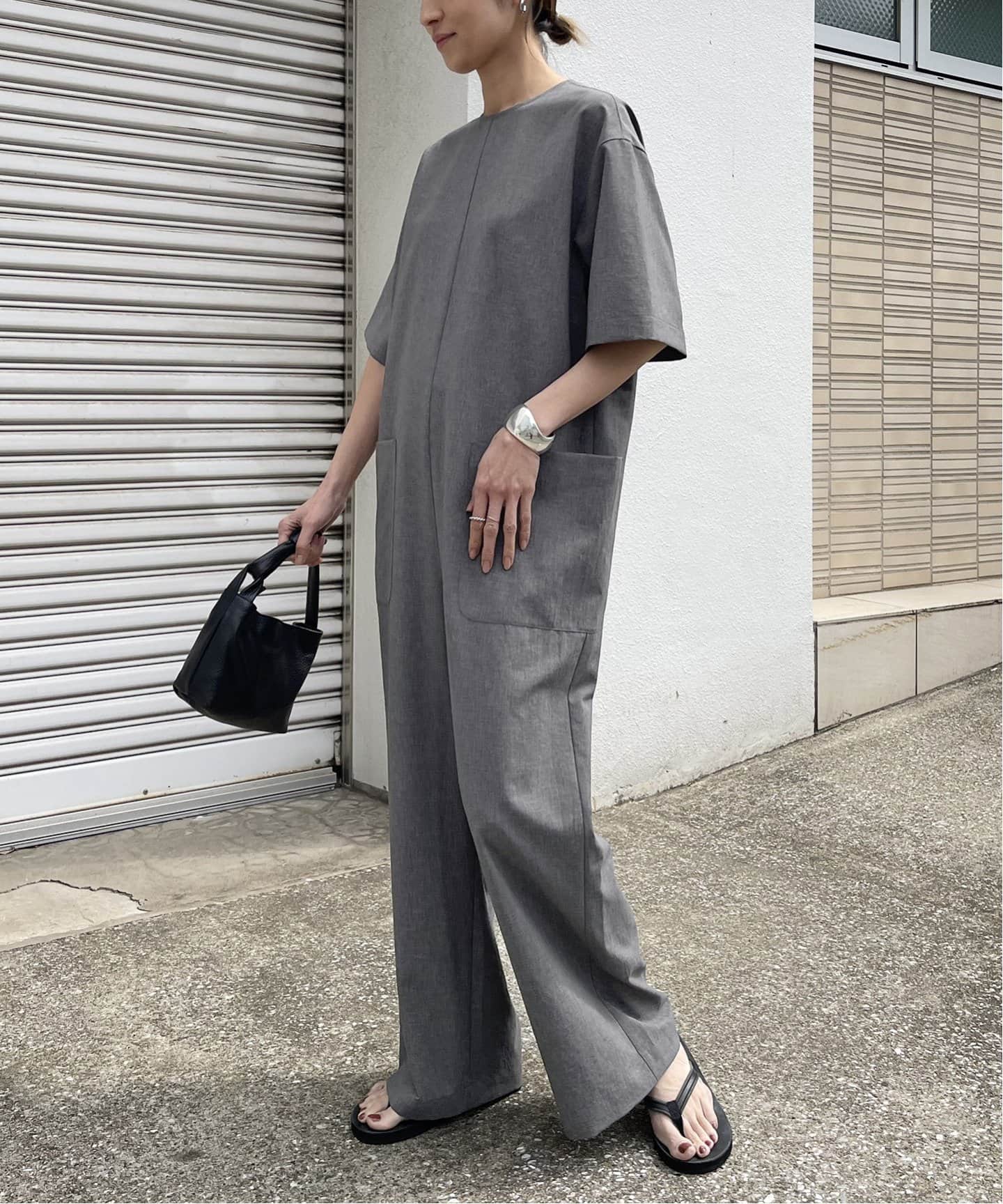 ≪WEB限定追加≫撥水強撚PEオールインワン（つなぎ／オールインワン