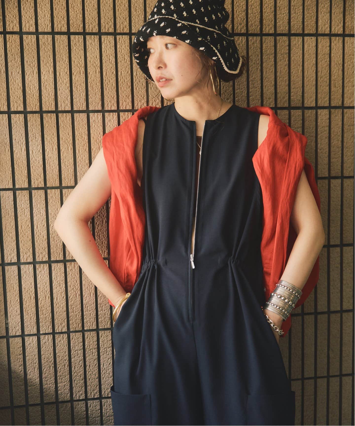 oll*FRAMeWORK ZIPオールインワン（つなぎ／オールインワン