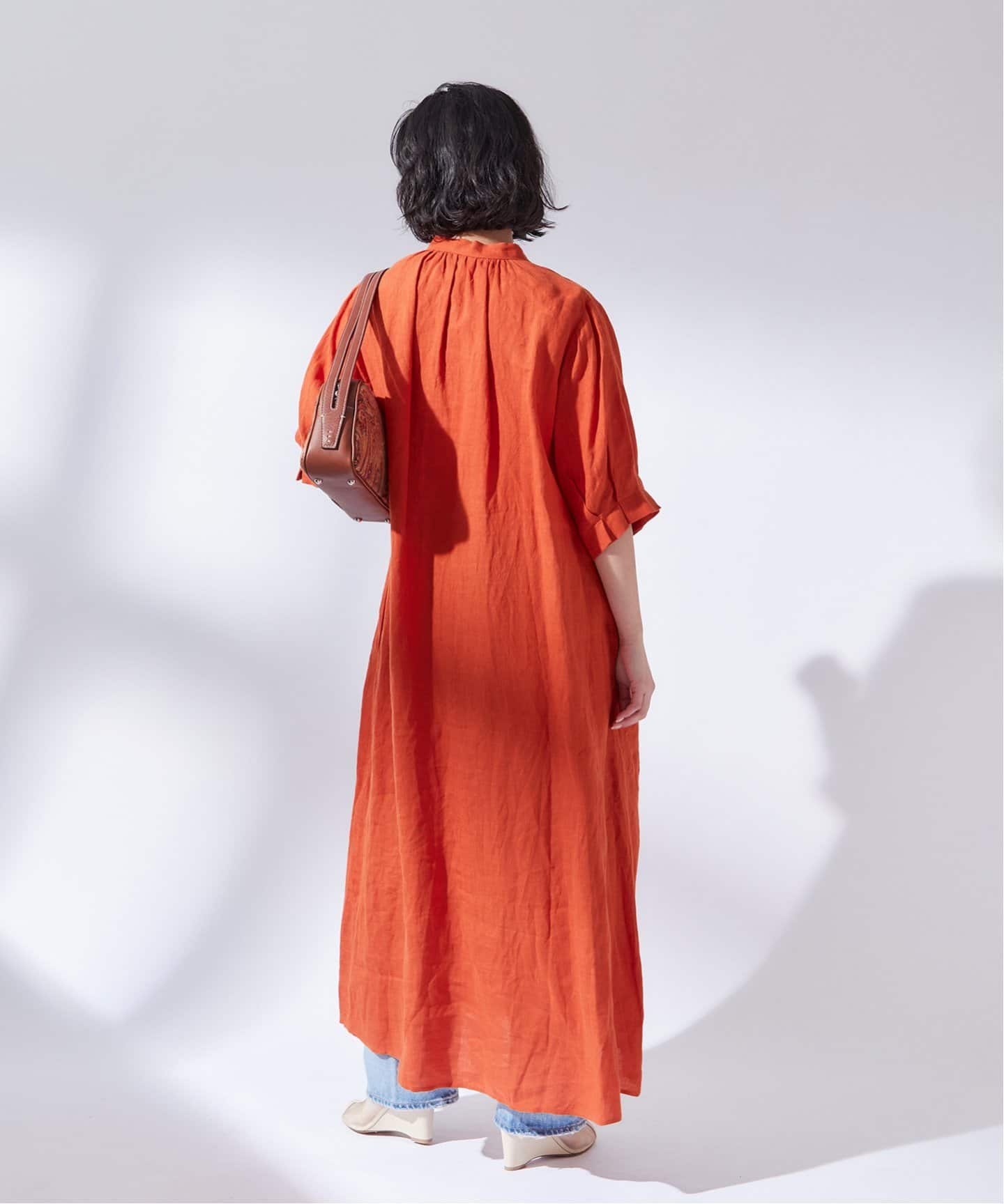 リネンタックスリーブワンピース（ワンピース）｜JOURNAL STANDARD L