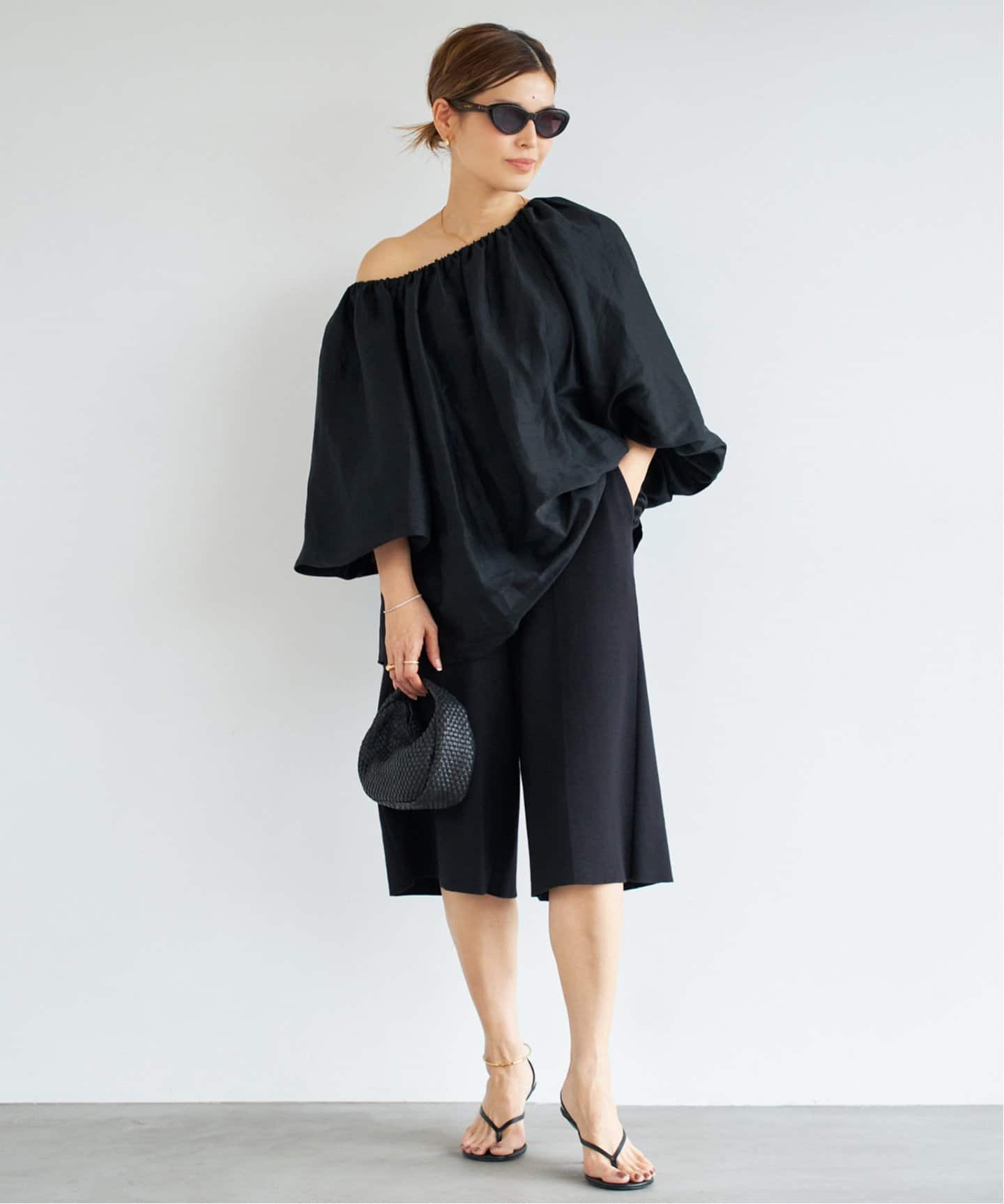 PHILEA オフショルダー ブラウス（シャツ／ブラウス）｜Deuxieme