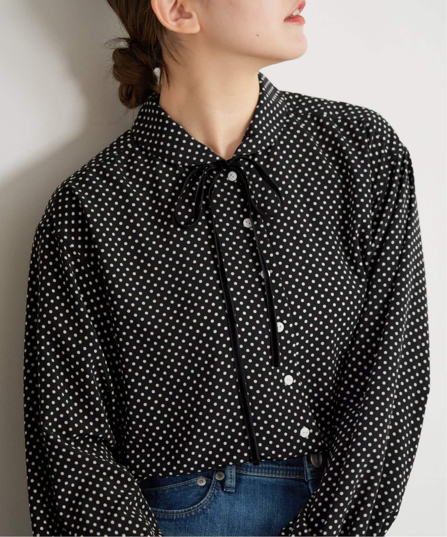 ミニラウンドカラーブラウス（シャツ／ブラウス）｜IENA（イエナ）の