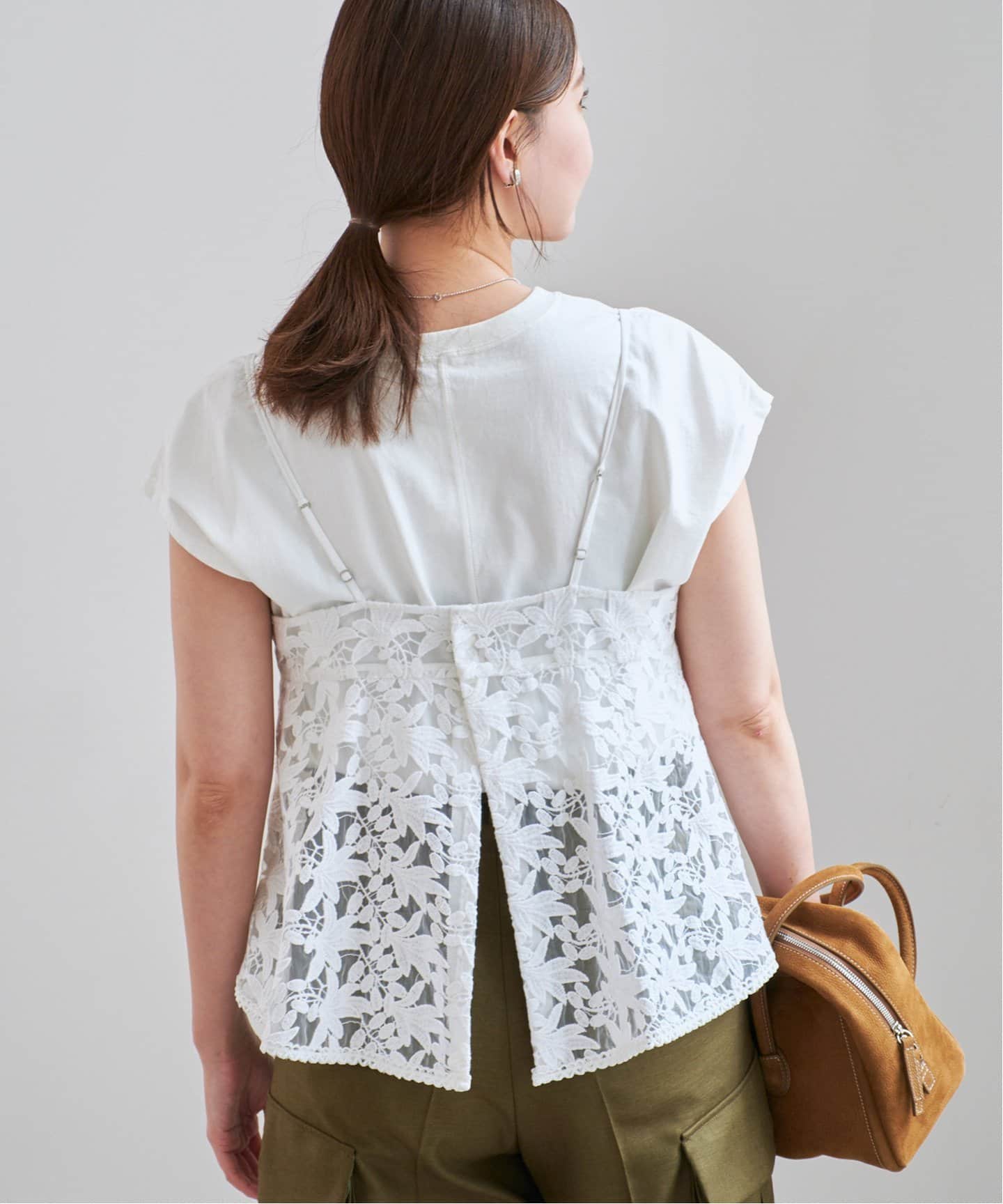 WEB限定/追加》レースショートキャミソール（キャミソール）｜IENA