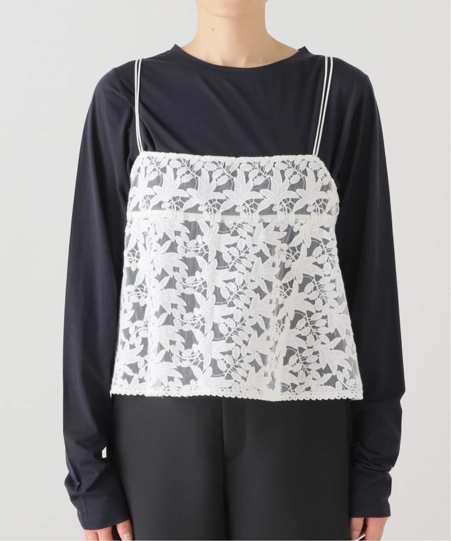 WEB限定/追加》レースショートキャミソール（キャミソール）｜IENA