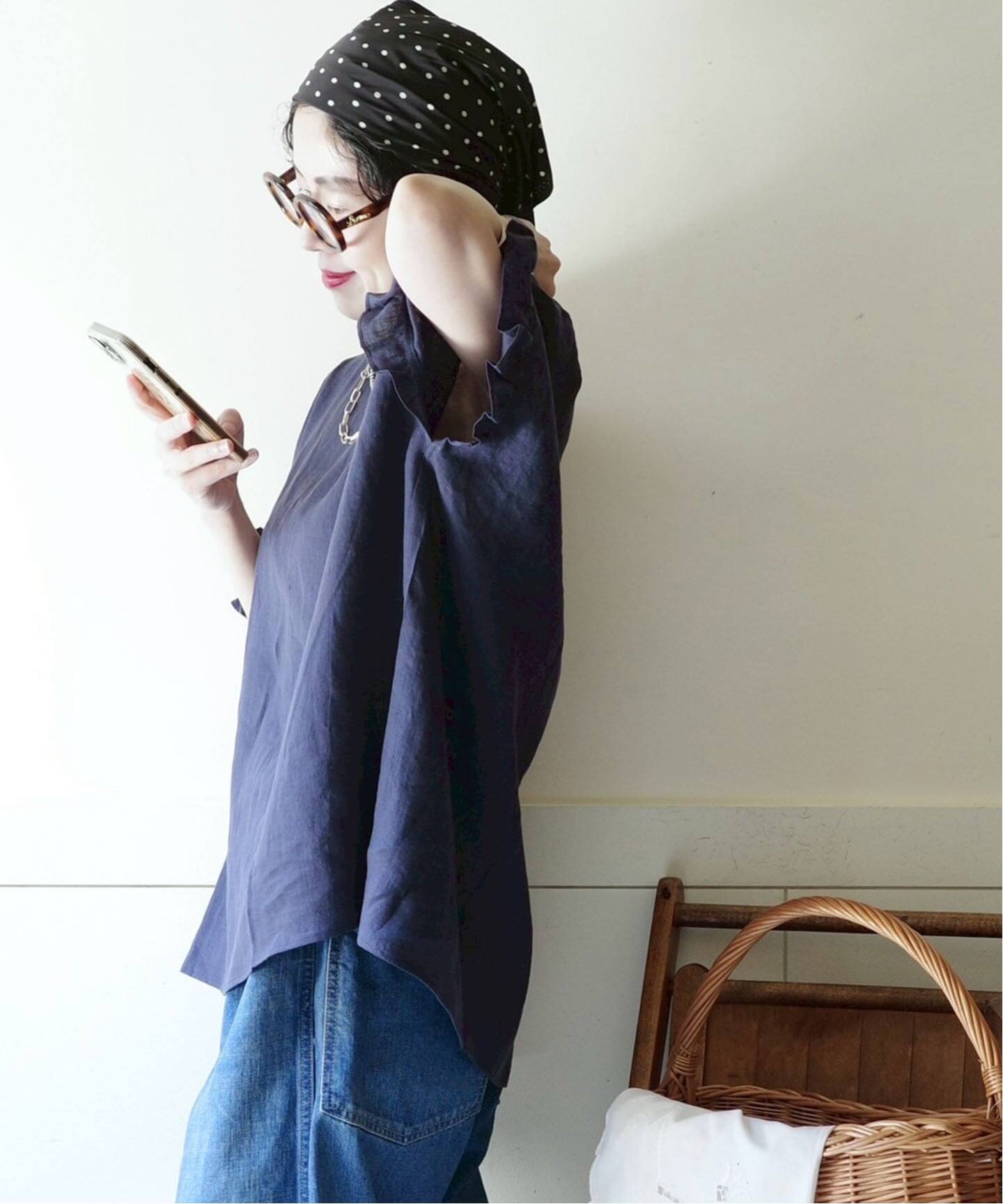 フレンチリネンフリルTOP（シャツ／ブラウス）｜journal standard luxe