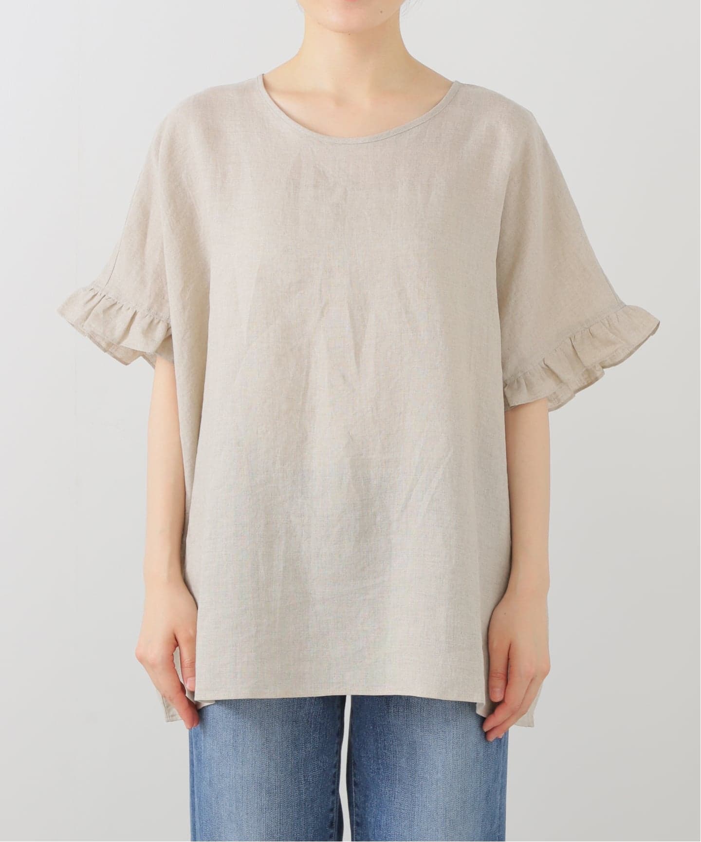 フレンチリネンフリルTOP（シャツ／ブラウス）｜journal standard luxe