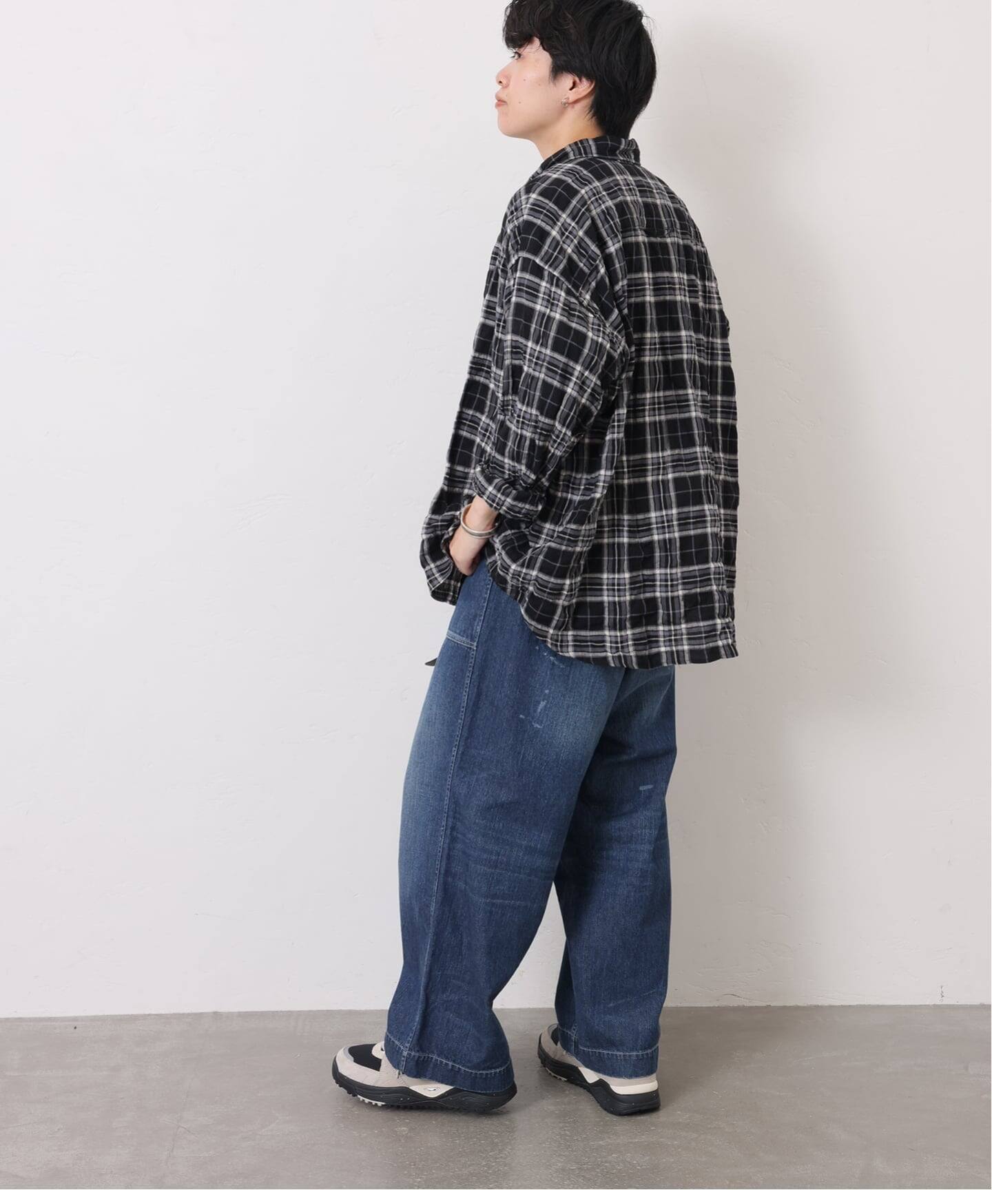 シャーリングチェック Big-BD-シャツ（シャツ／ブラウス）｜journal