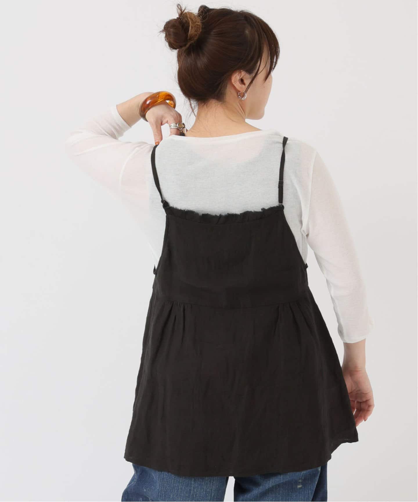 追加》60リネン キャミブラウス（シャツ／ブラウス）｜journal