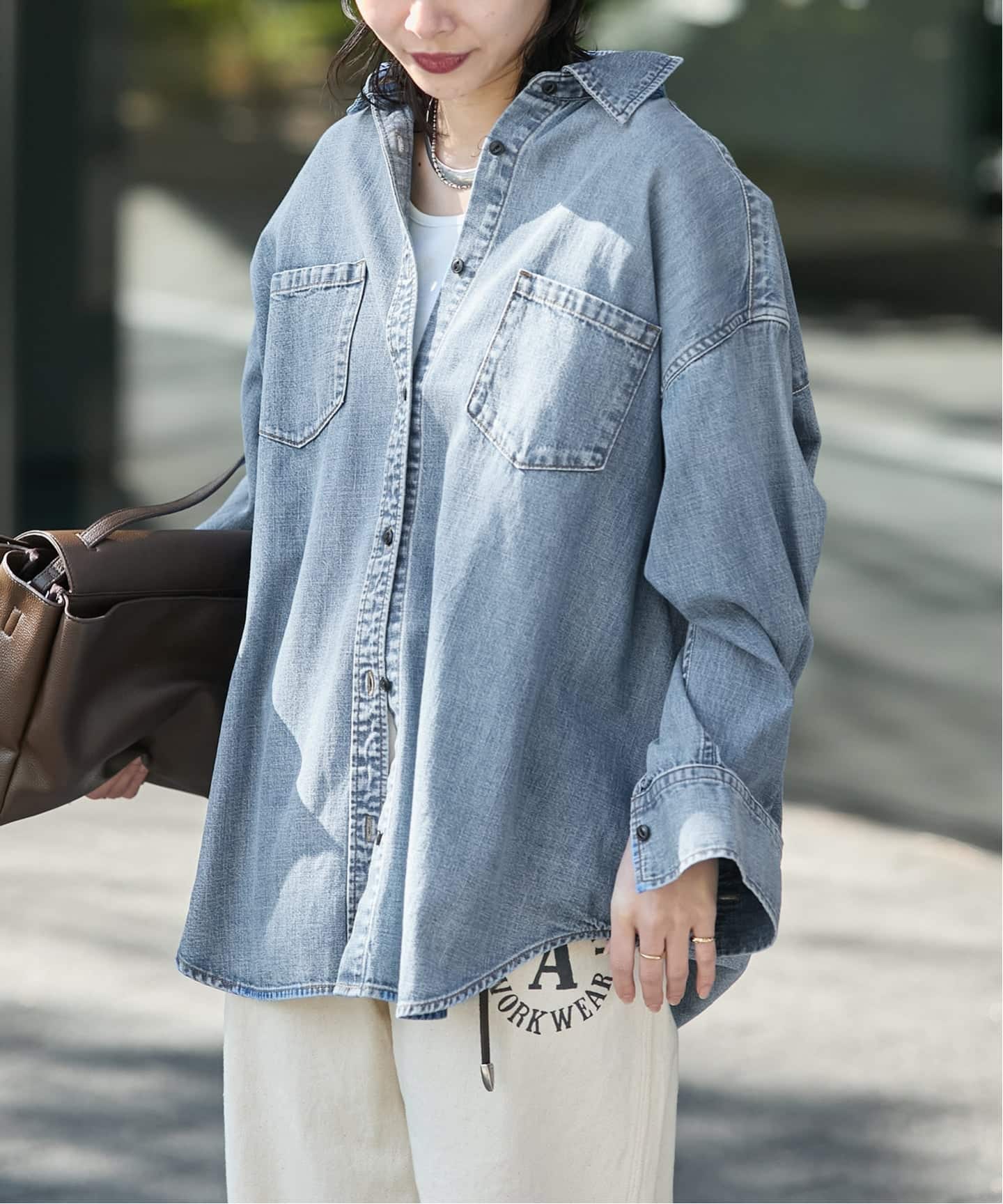 追加3》ライトオンスデニムシャツ（シャツ／ブラウス）｜JOURNAL