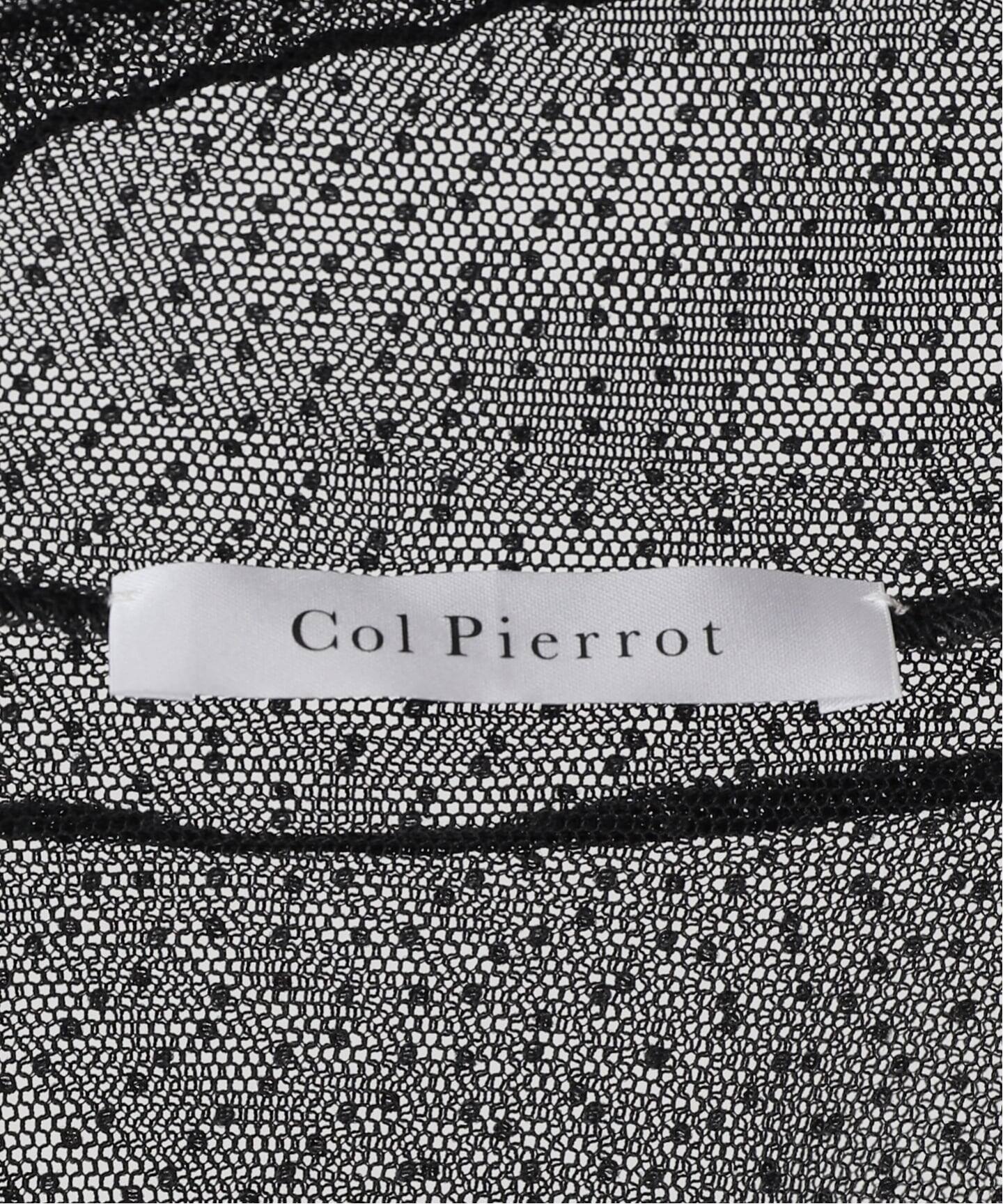 Col Pierrot/コル ピエロ】 Dot Sheer Blouse（シャツ／ブラウス）｜L