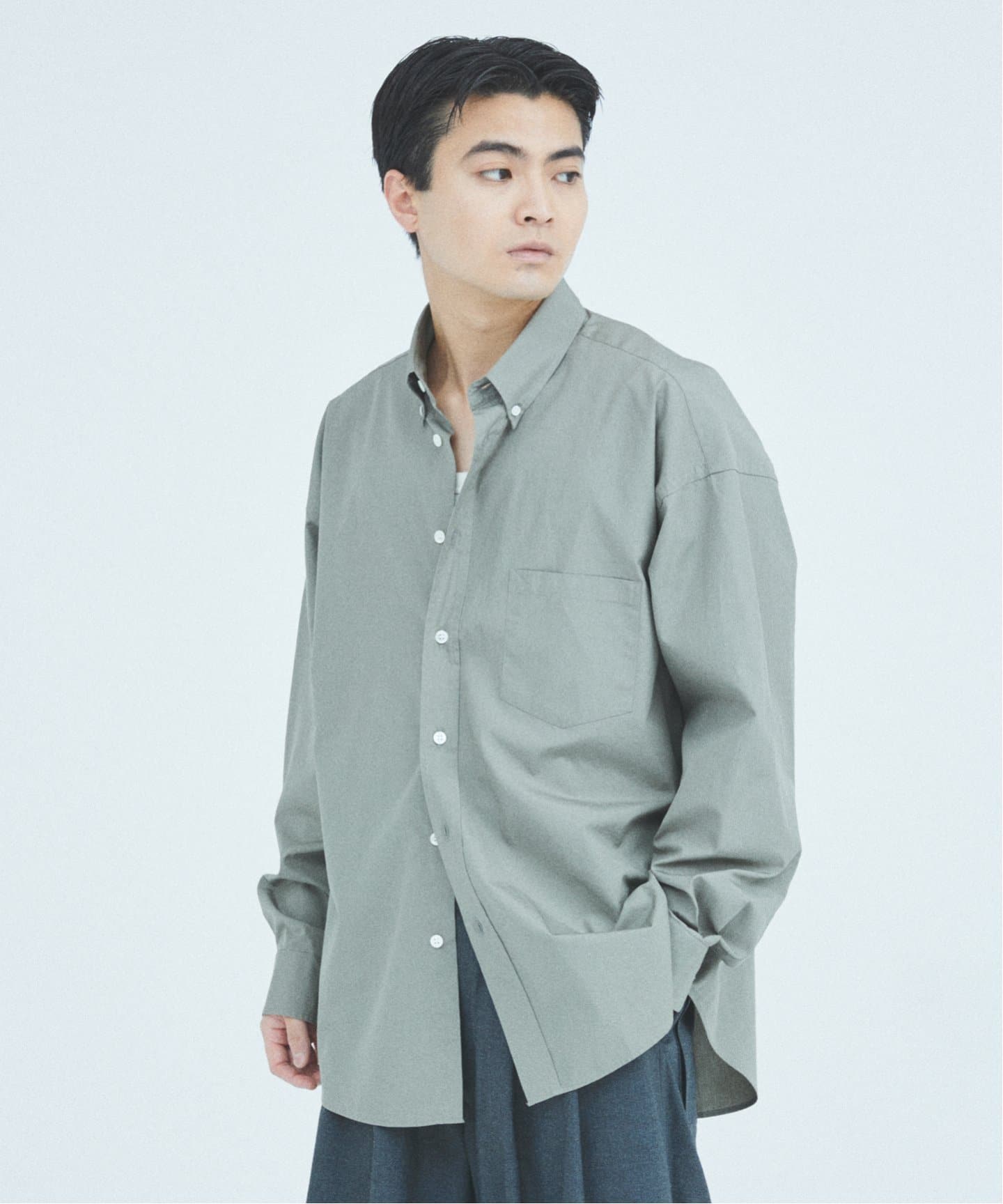 THOMAS MASON / トーマスメイソン ファット シルエット ボタンダウン