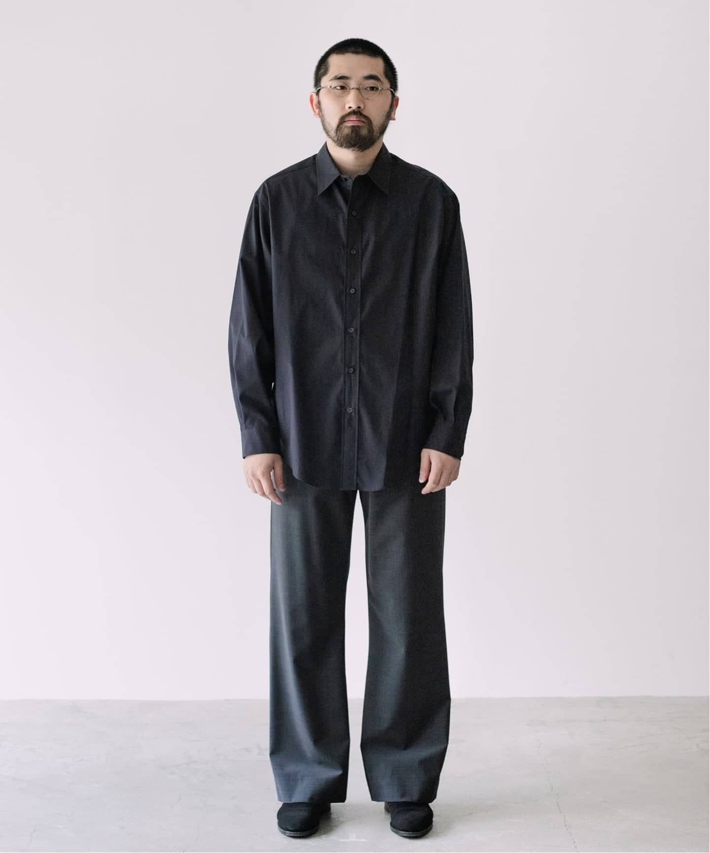 LE / エルイー】 EX WIDE RG SH：ワイドレギュラーシャツ（シャツ