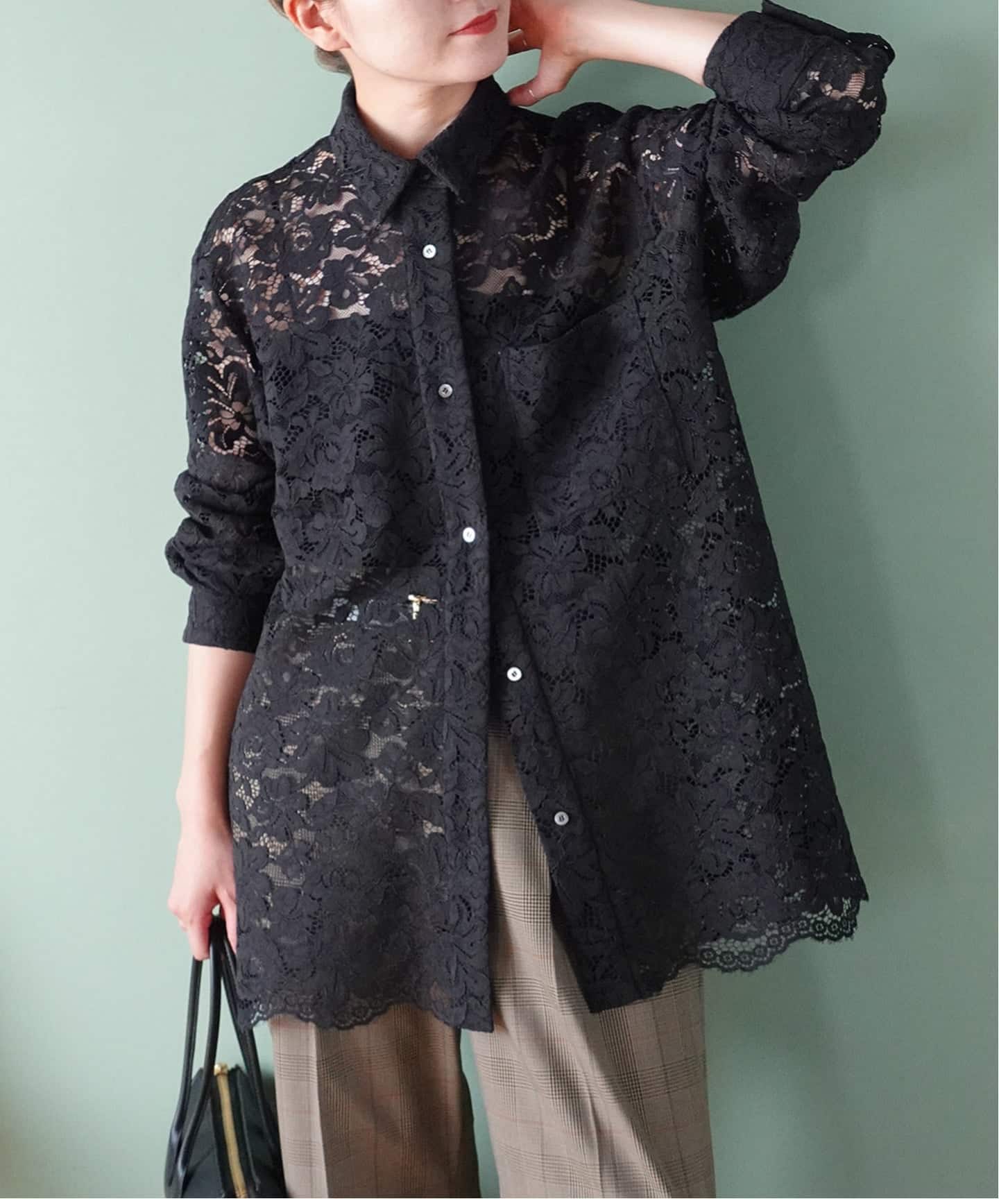 レースシャツ（シャツ／ブラウス）｜Spick and Span（スピック＆スパン