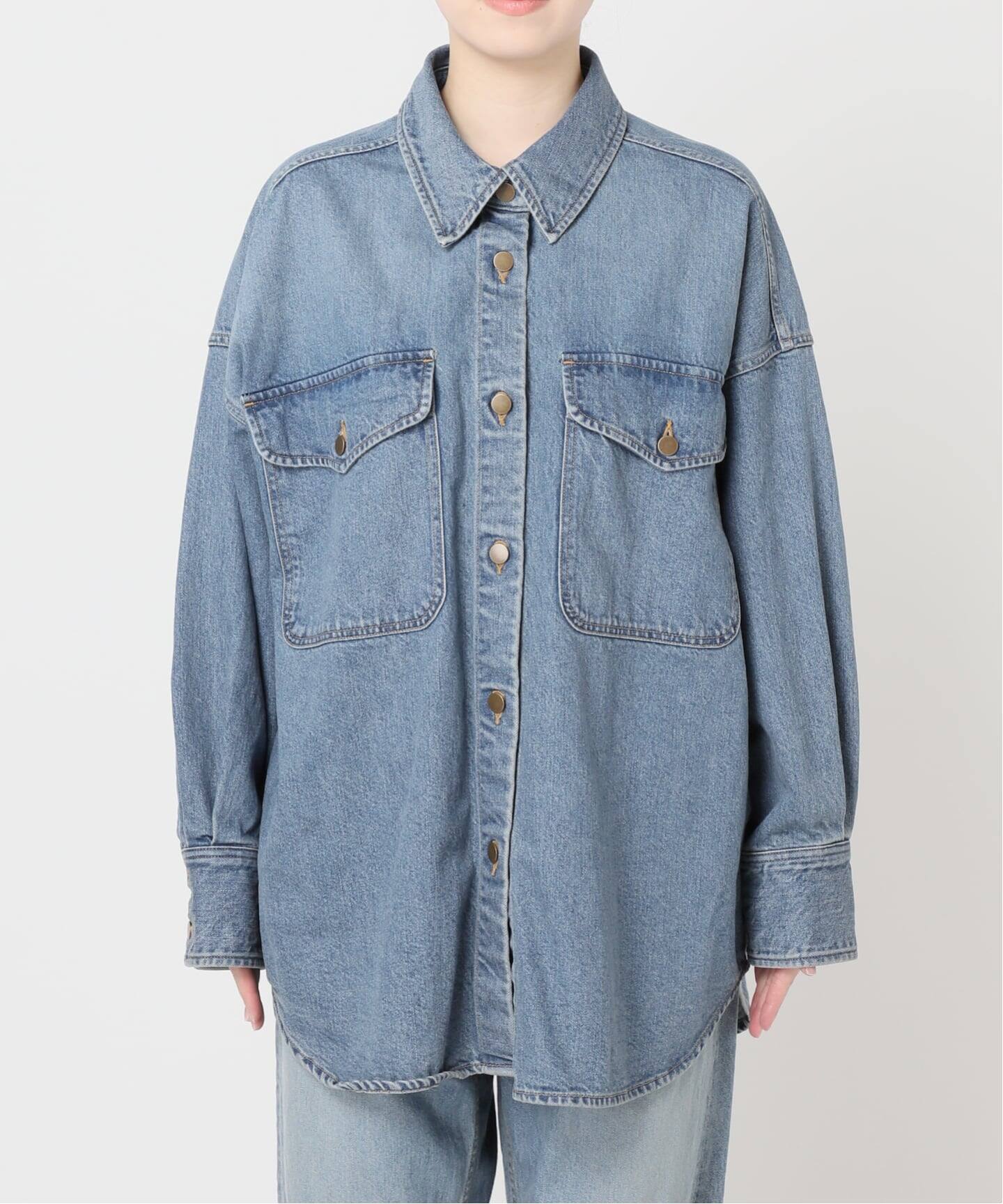 オーバーサイズデニムシャツ（シャツ／ブラウス）｜JOURNAL STANDARD L