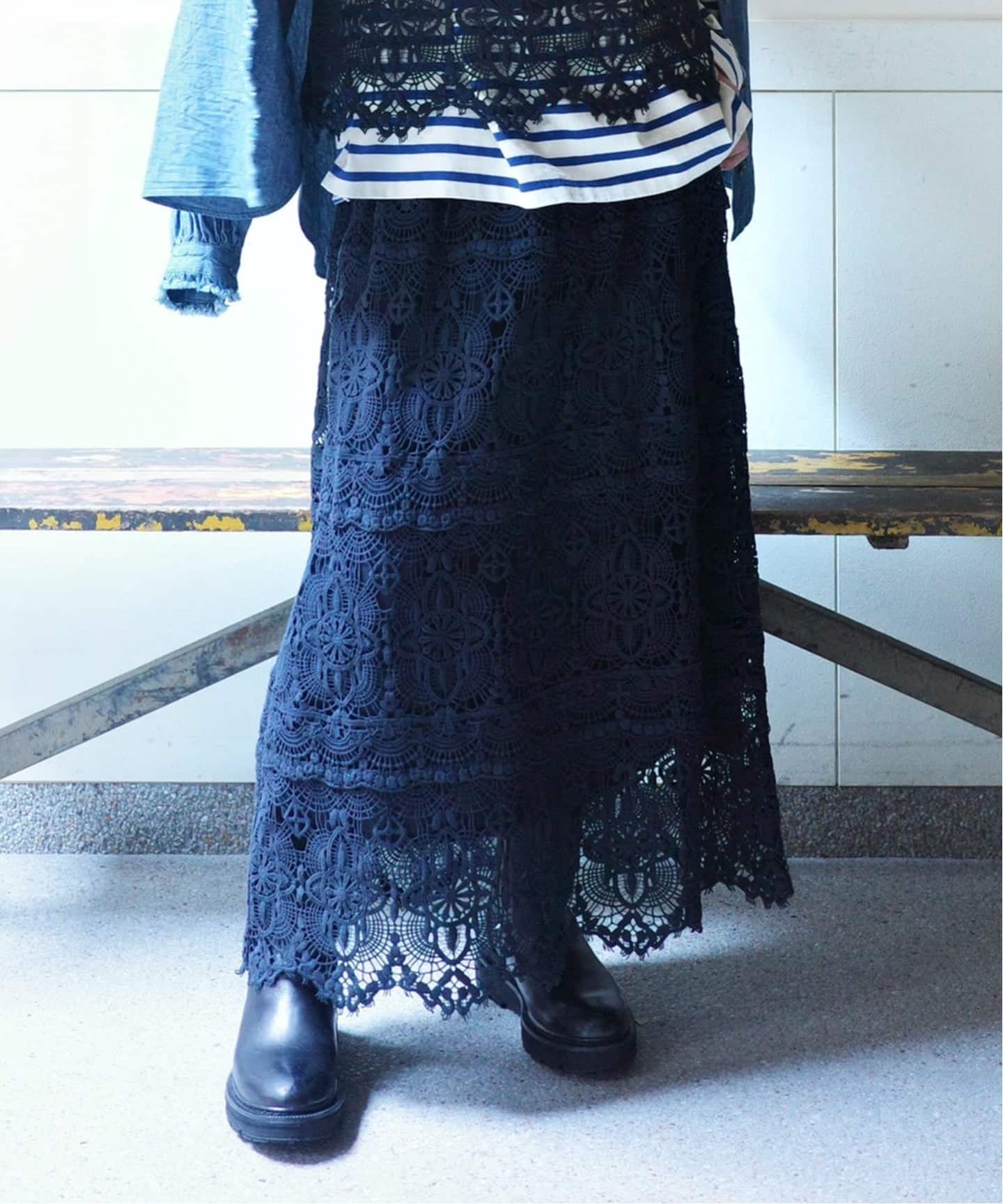 レースMIX スカート（040）（その他スカート）｜journal standard luxe