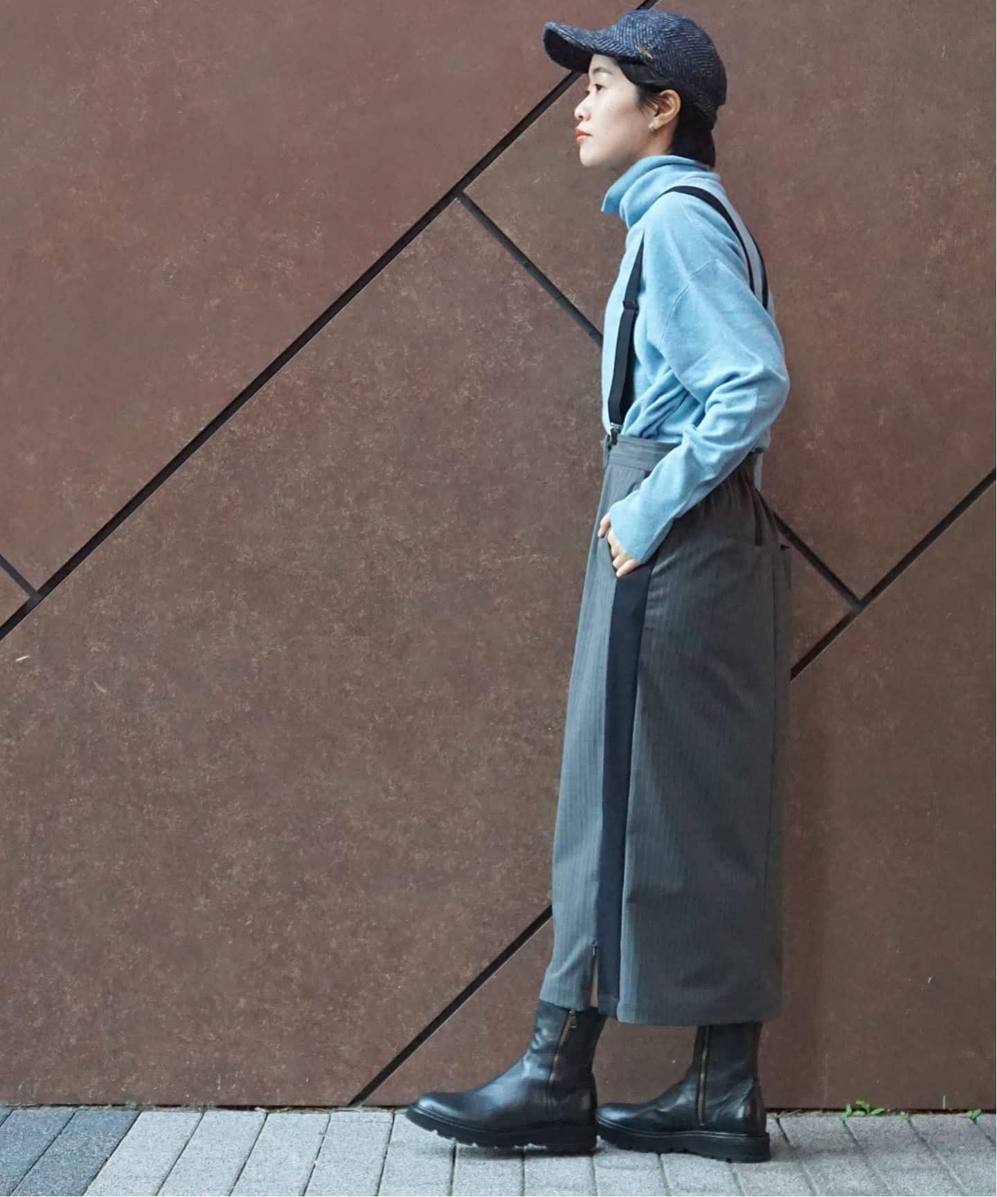 TRストレッチ サスペンダースカート（その他スカート）｜journal