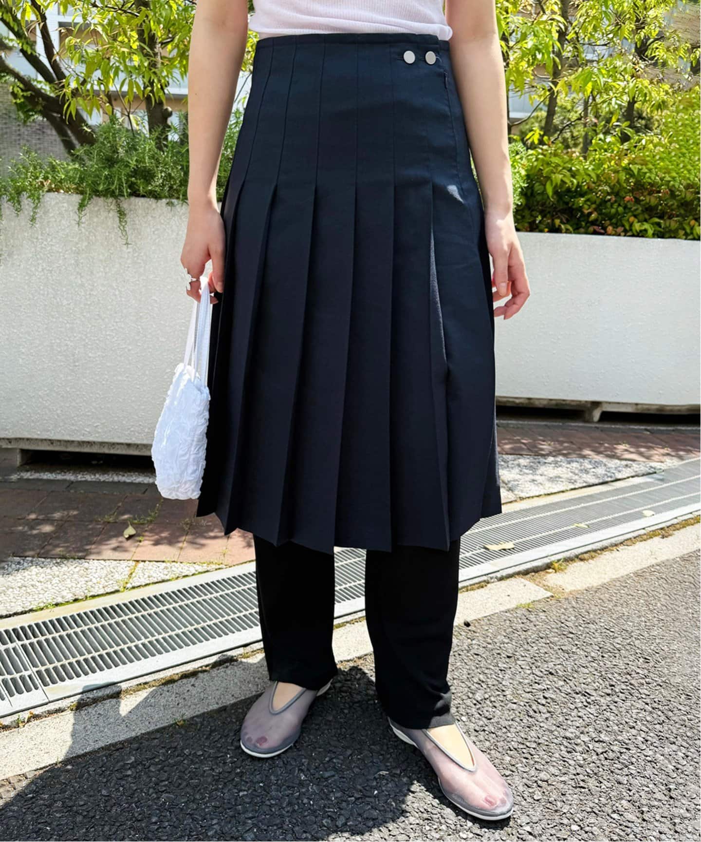 NEW サイドボタン プリーツスカート（その他スカート）｜EDIT.FOR LULU