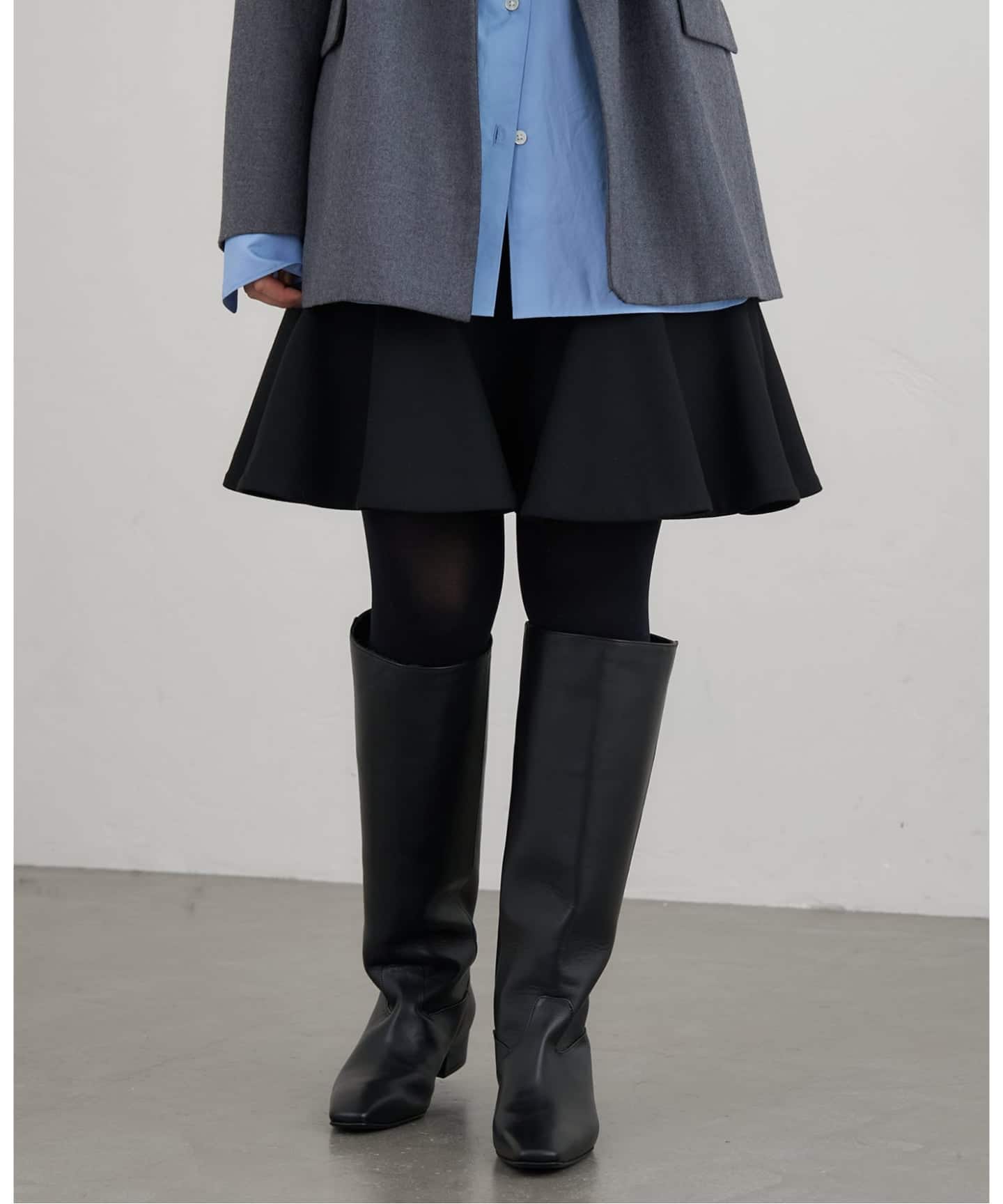 ツイードダブルクロスフレアミニスカート（ミニスカート）｜IENA