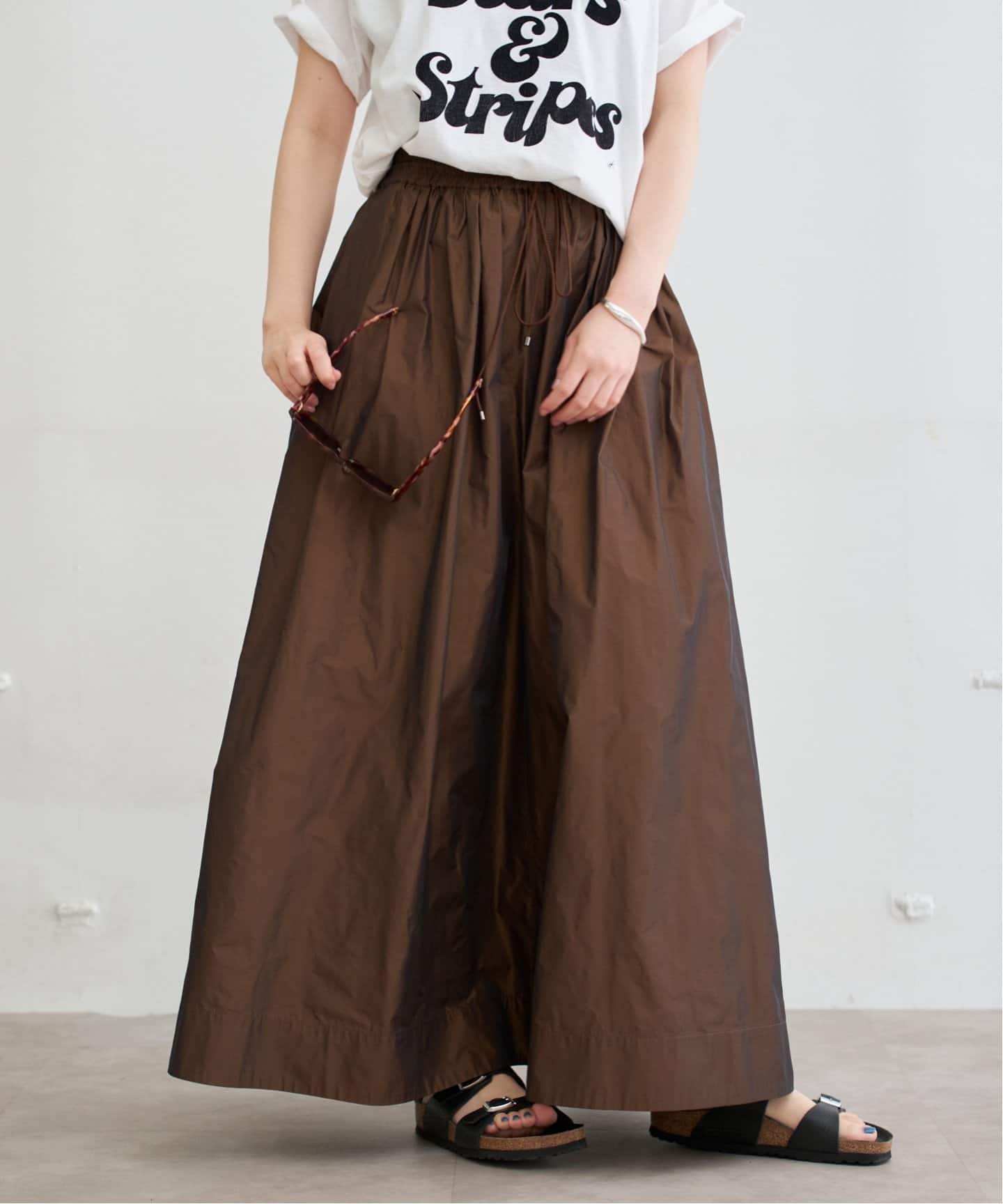 タフタイージーボリュームスカート（ロング・マキシ丈スカート）｜IENA