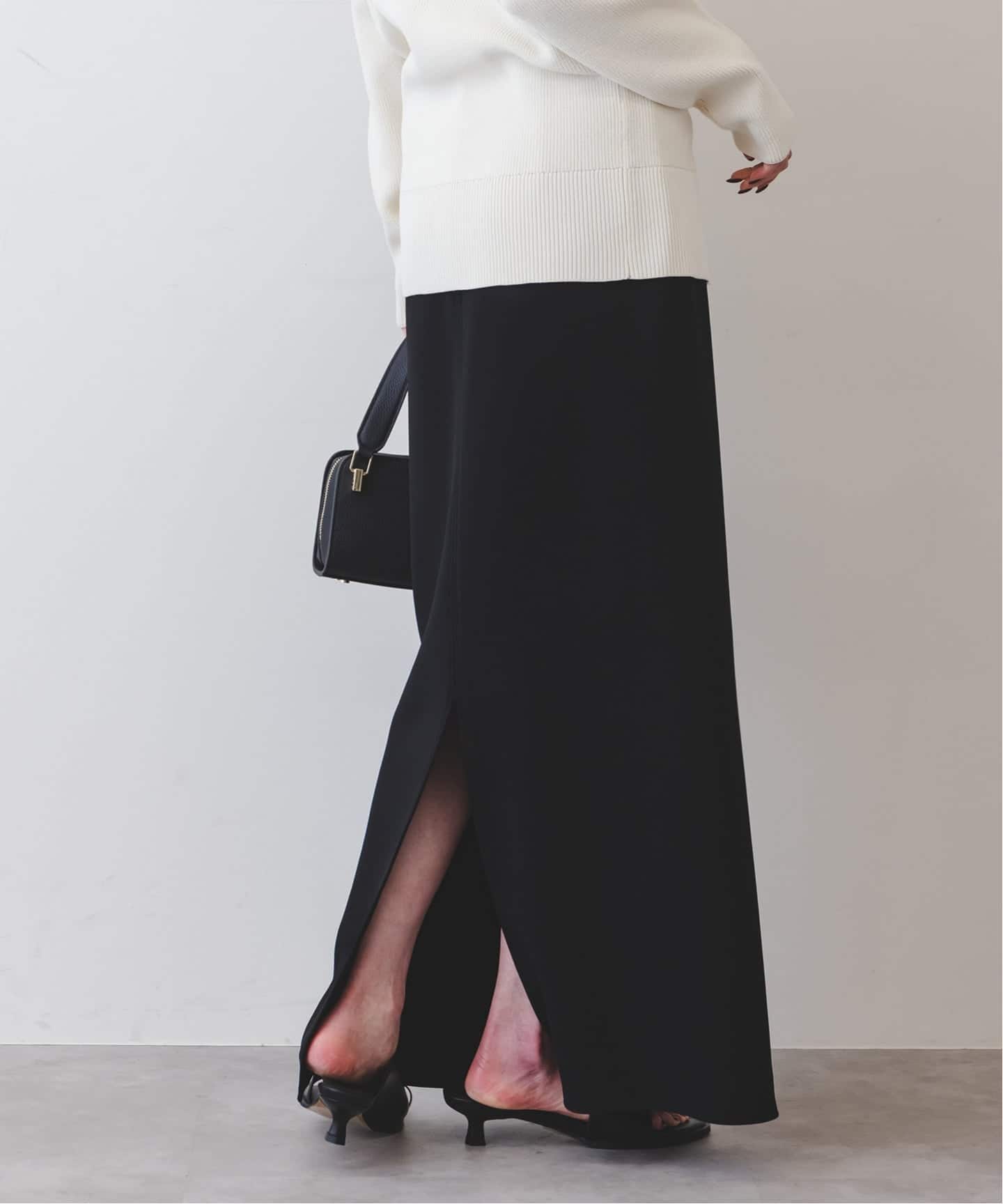 追加》コンフォートジャージーライクタイトスカート（ロング・マキシ丈