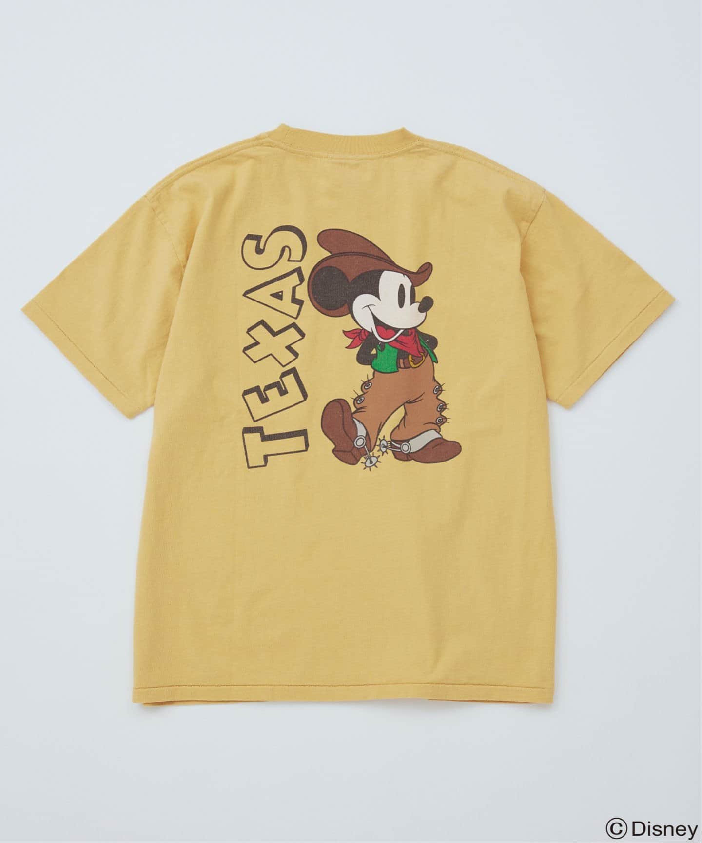 MICKEY MOUSE / ミッキー マウス 別注ウェスタンプリント Tシャツ（T