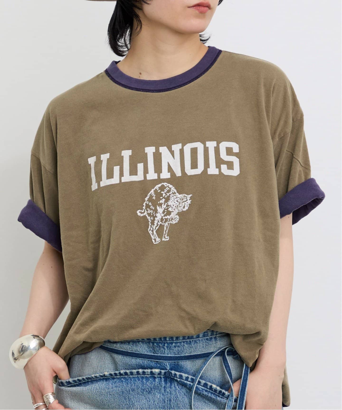 REMI RELIEF/レミ レリーフ】 Reversible T shirt（Tシャツ