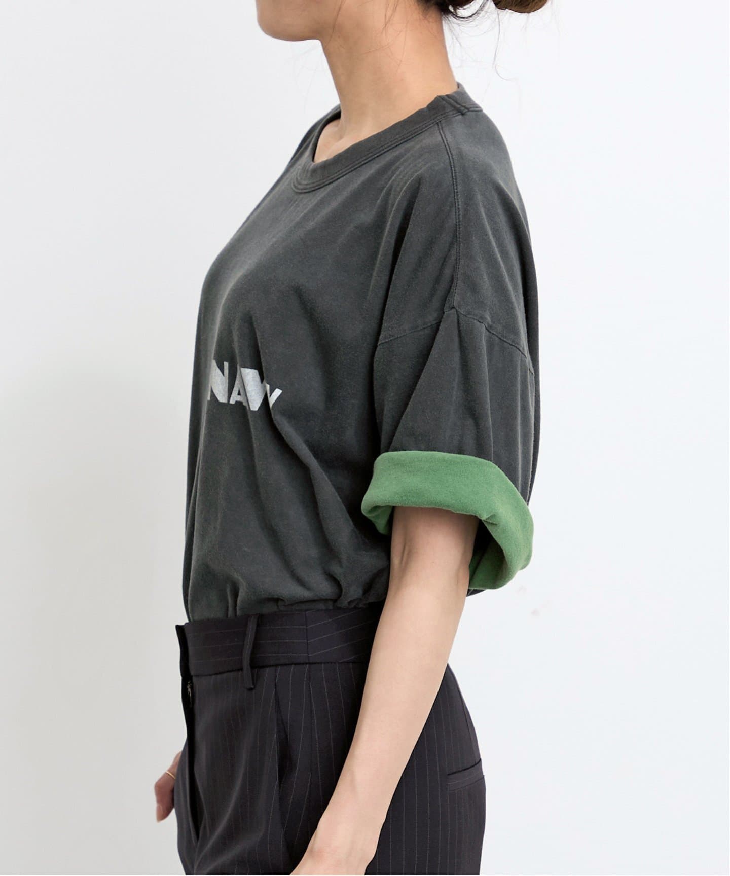 REMI RELIEF/レミ レリーフ】 Reversible T shirt（Tシャツ