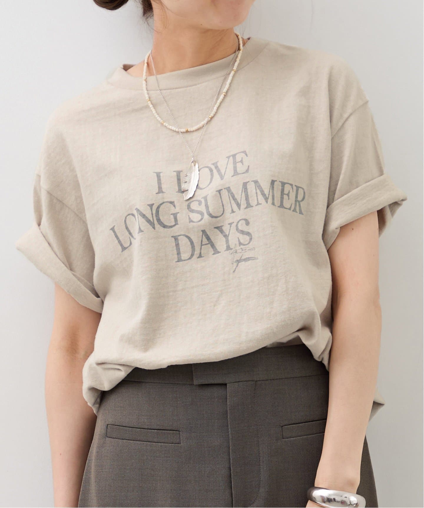 AMERICANA/アメリカーナ】 Graphic T-shirt（Tシャツ／カットソー）｜L