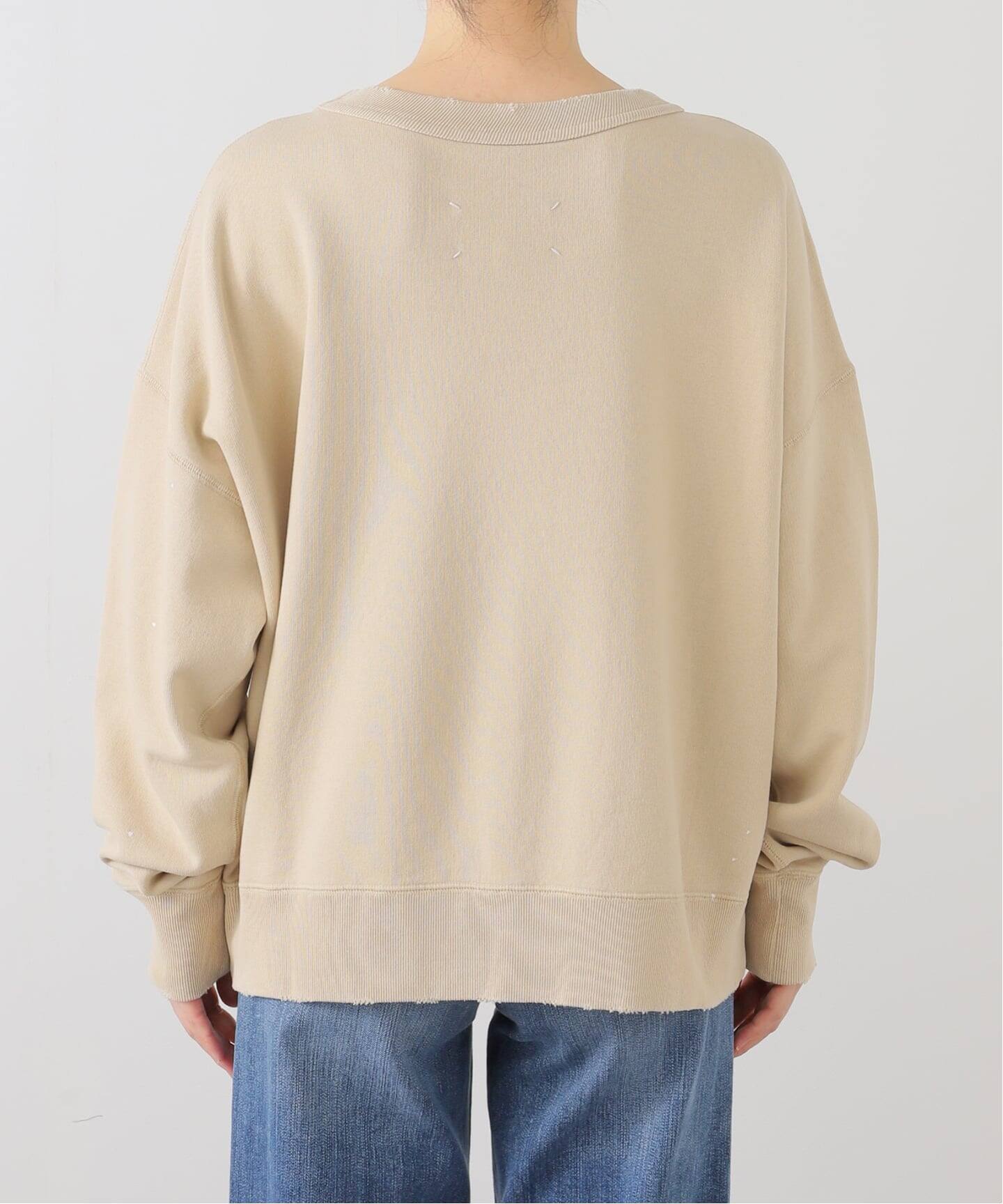 MAISON MARGIELA/メゾン マルジェラ】 DAMEGE SWEAT（スウェット）｜L