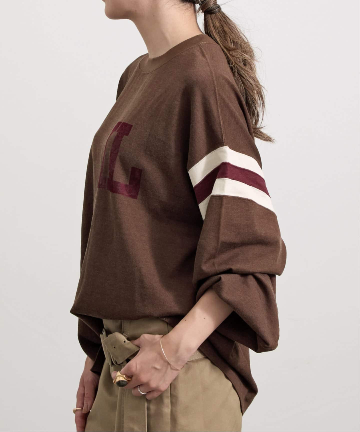 REMI RELIEF/レミ レリーフ】 FOOTBALL LONG SLEEVE T-SHIRTS（Tシャツ