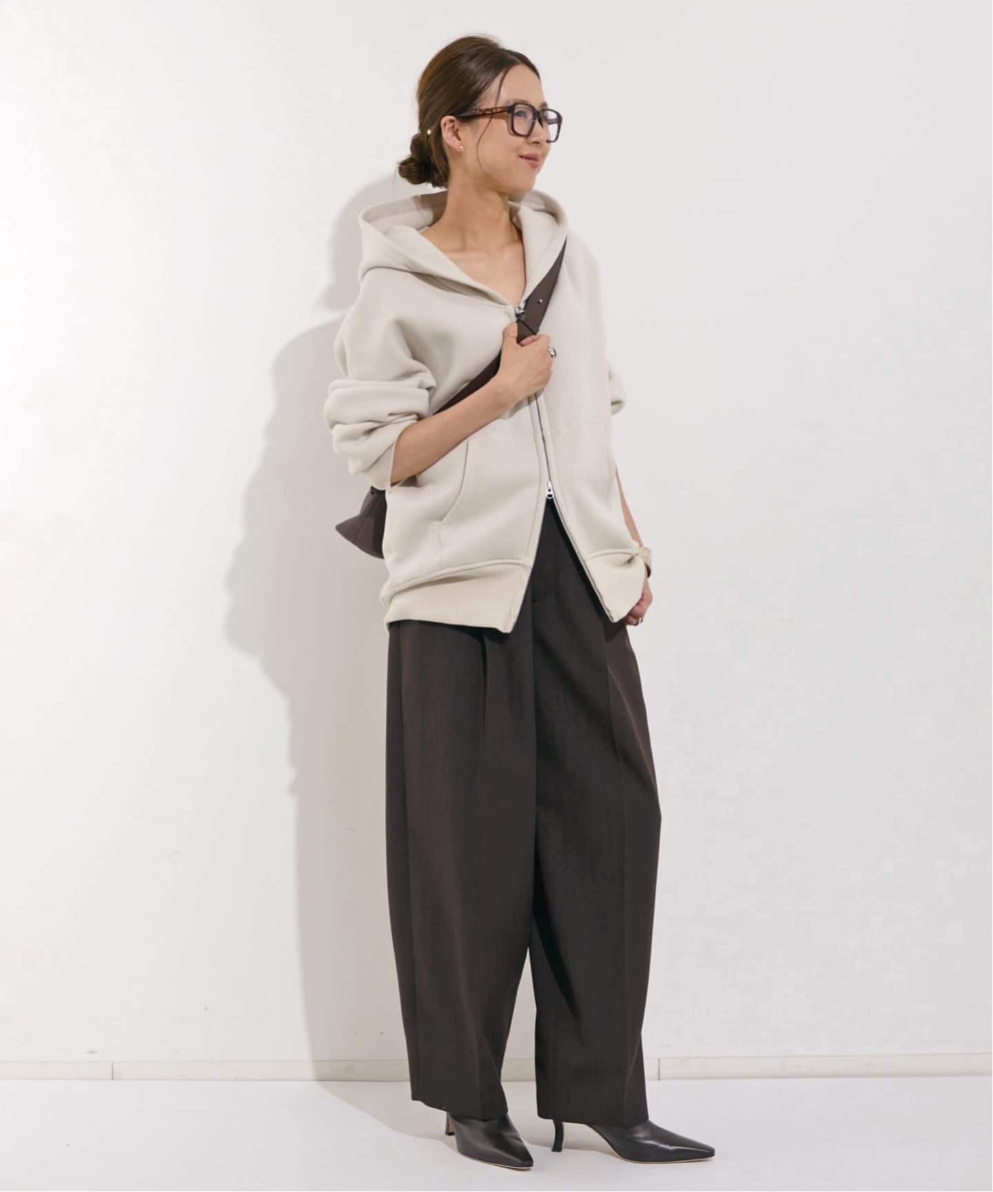 AMERICANA/アメリカーナ】 WIDE FULLZIP HOODIE（パーカー）｜L