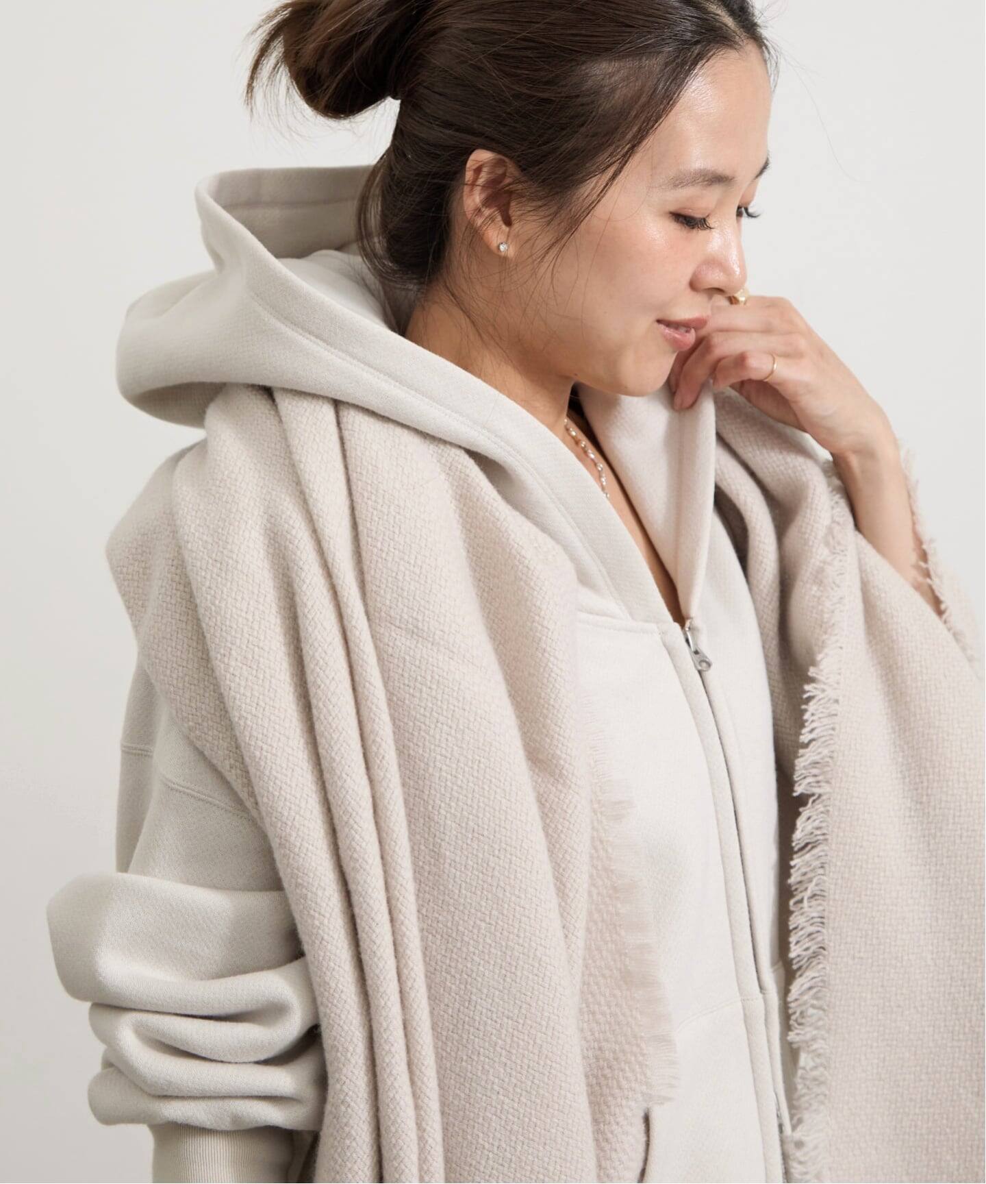 AMERICANA/アメリカーナ】 WIDE FULLZIP HOODIE（パーカー）｜L