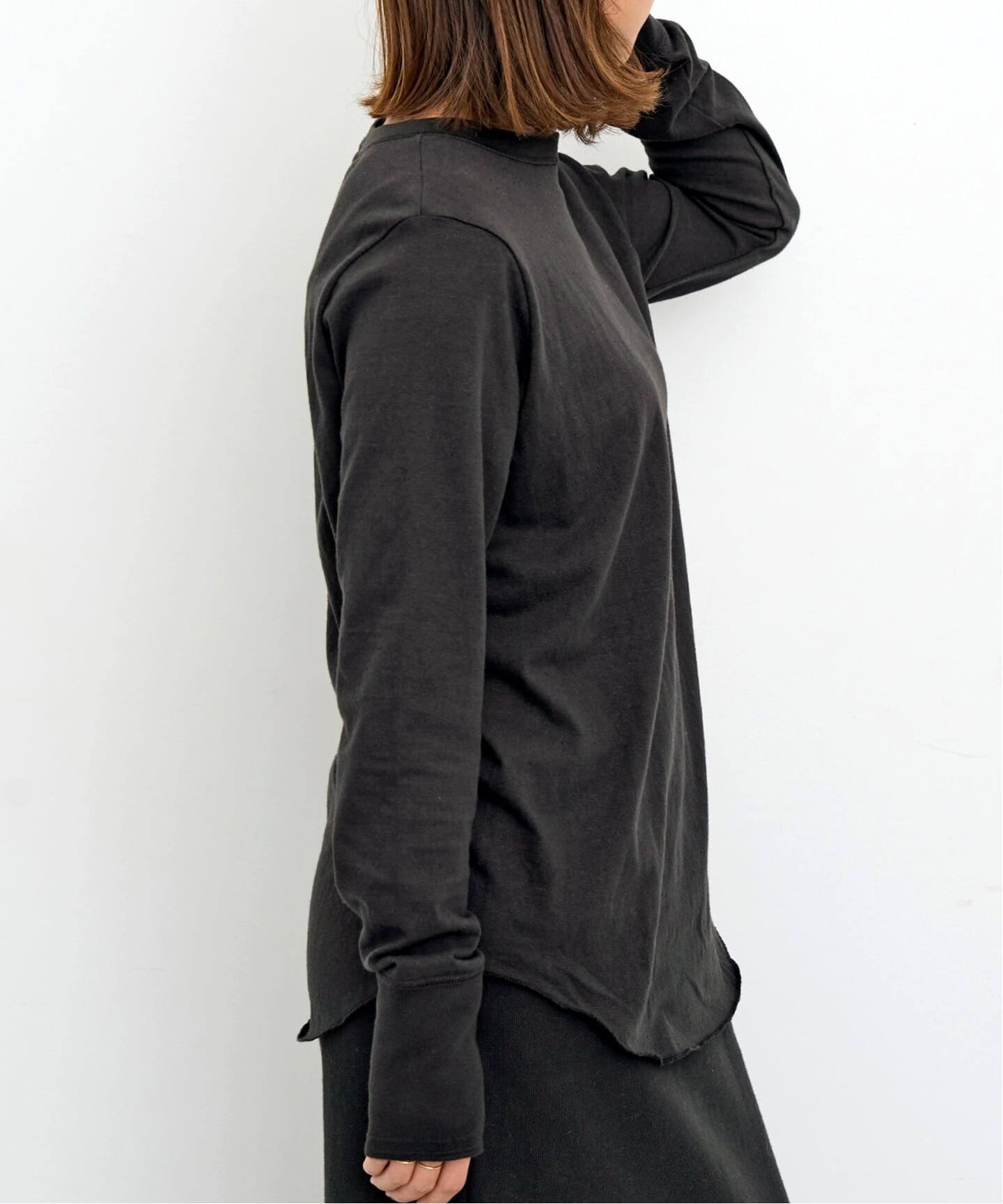 AMERICANA/アメリカーナ】 CREWNECK LONG SLEEVE TEE（Tシャツ