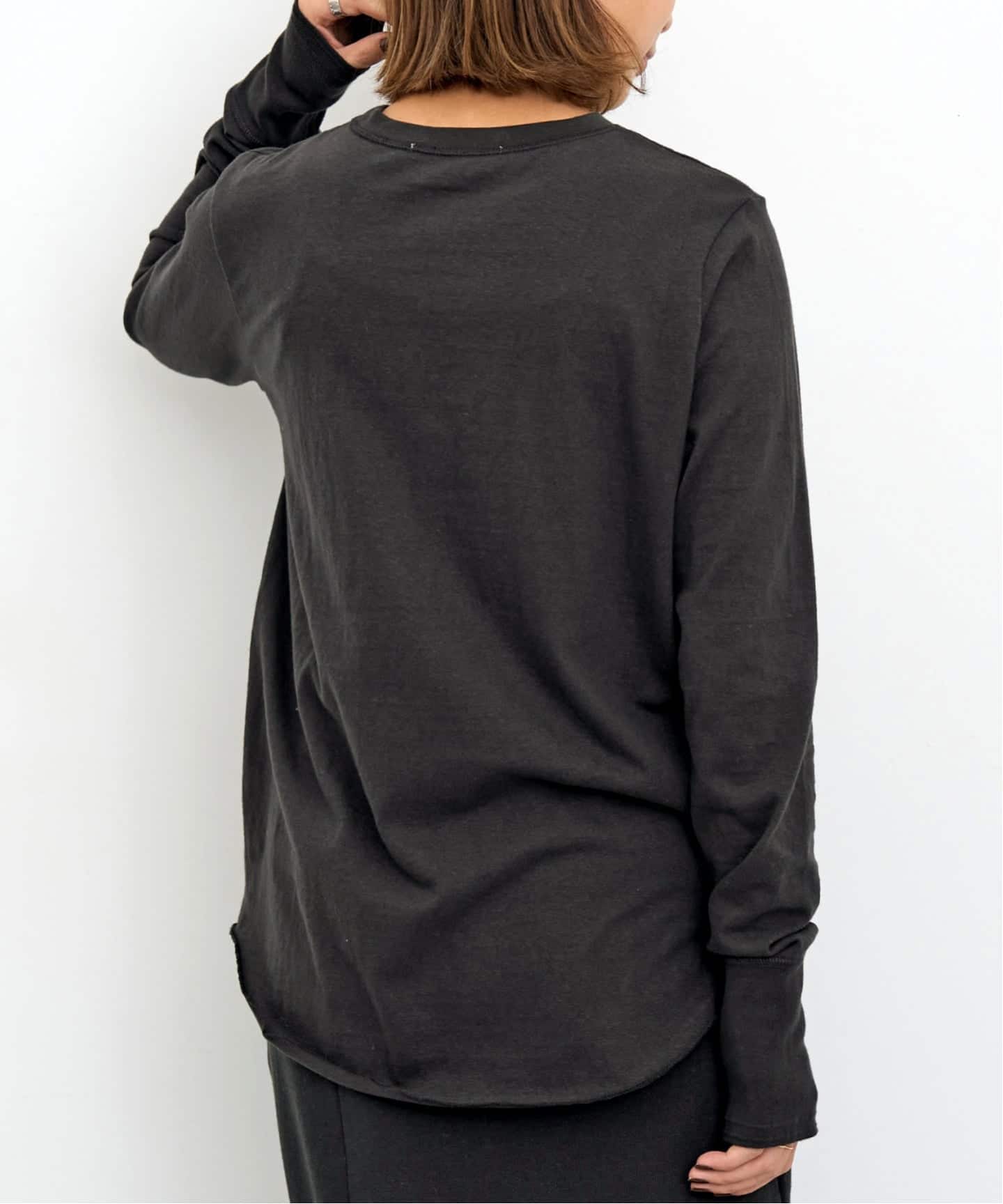 AMERICANA/アメリカーナ】 CREWNECK LONG SLEEVE TEE（Tシャツ