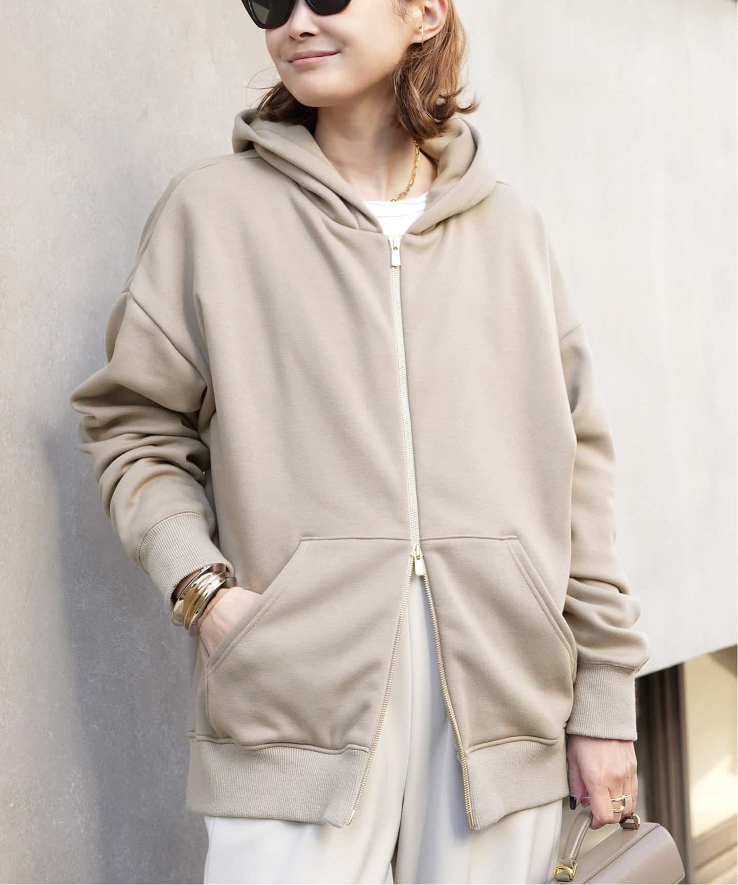 Warm ジップ フーディー（スウェット）｜Deuxieme Classe