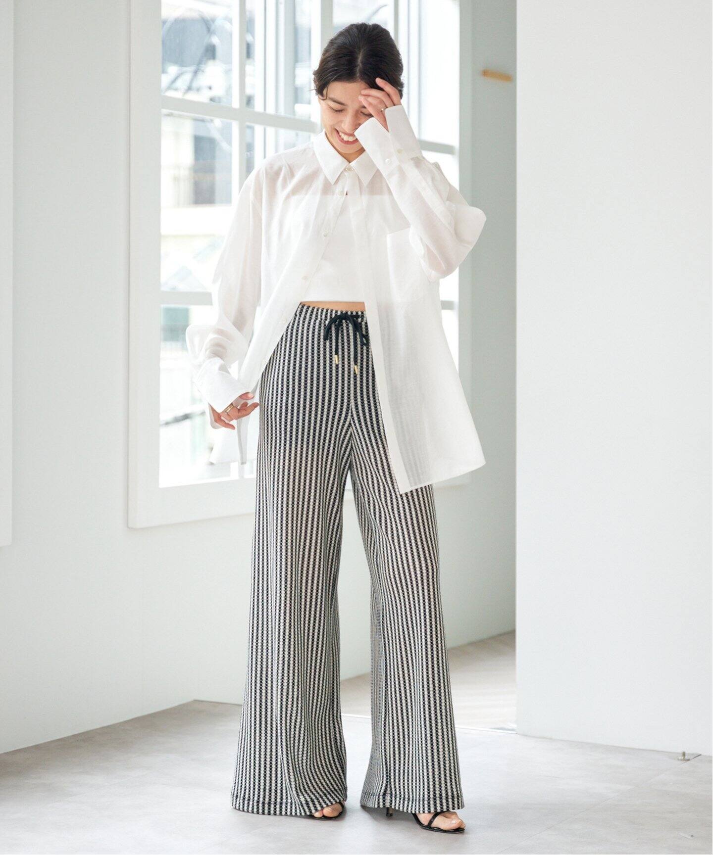 EMILY WEEK × IENA】サテン クロップドバンドゥブラ（カップ付き