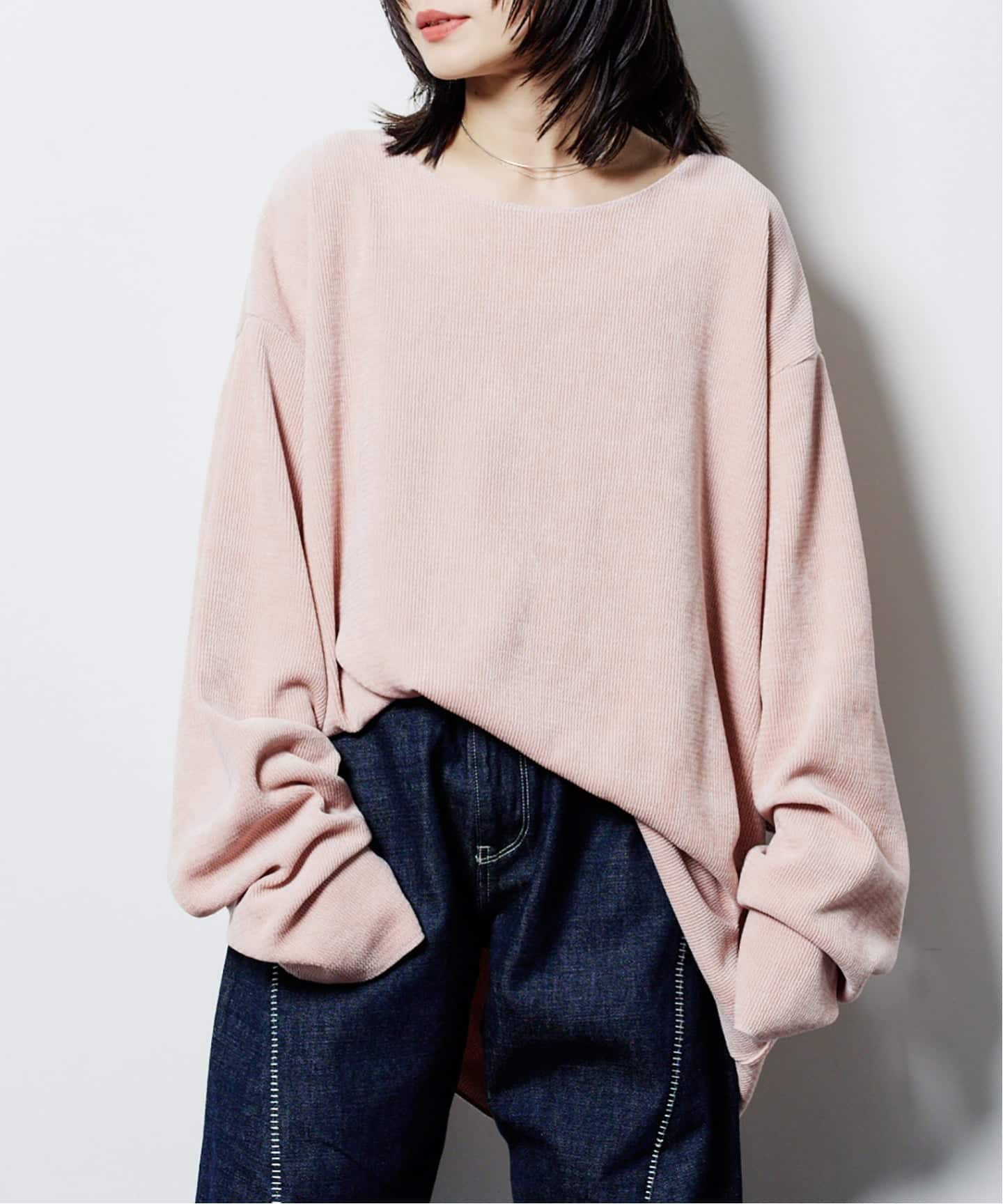 追加》PE WASH PULLOVER：カットソー（Tシャツ／カットソー