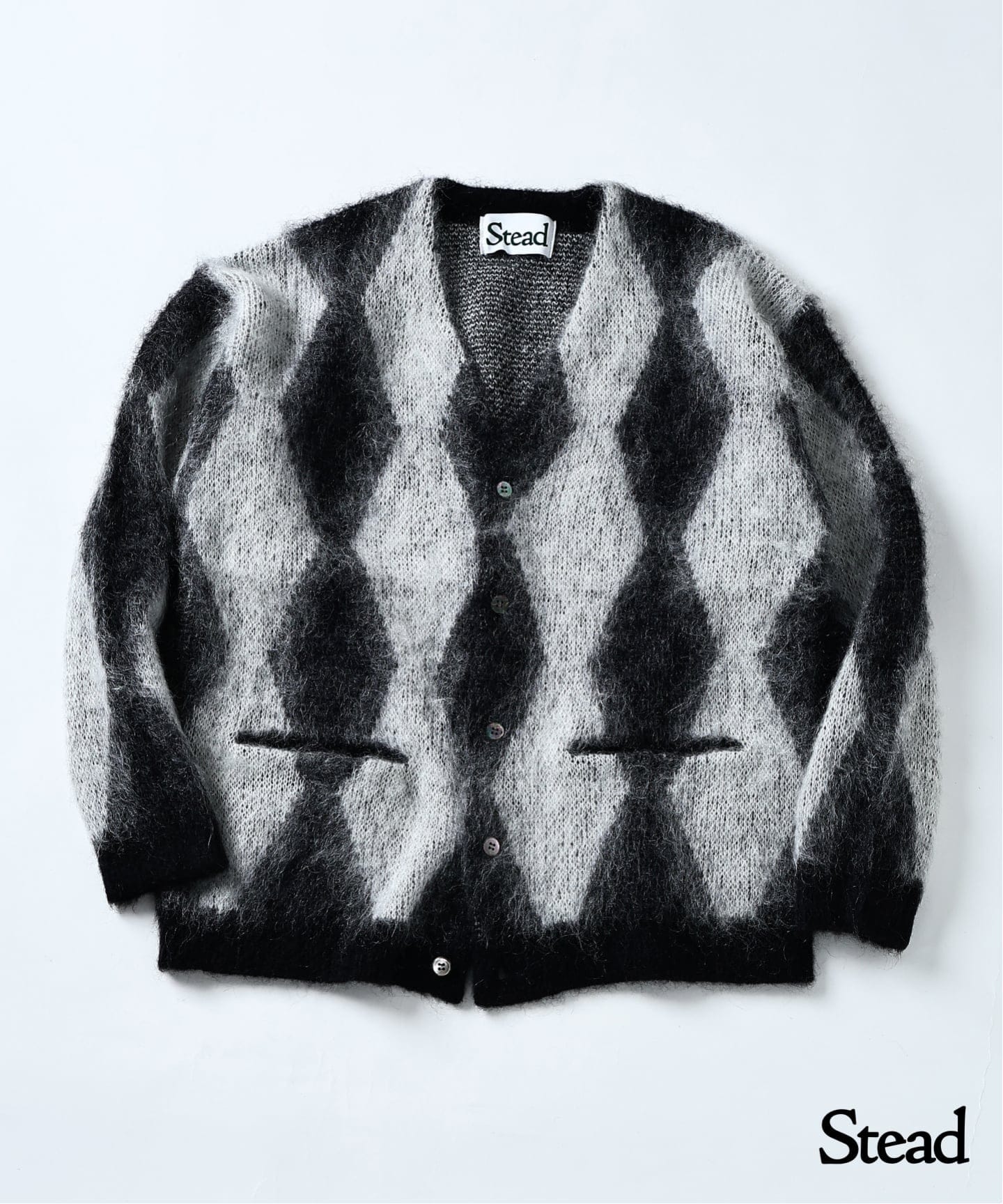 Stead / モヘア ミックス スクエア カーディガン（カーディガン